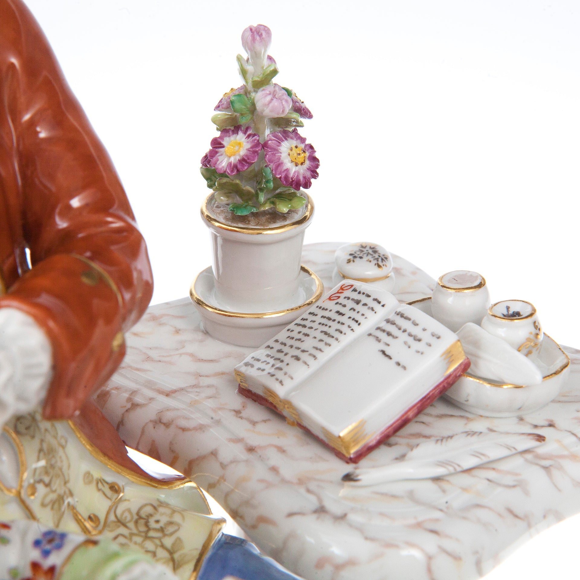 Figur Großvater und Enkel, 22,5 cm hoch | Meissen Limitierte Meisterwerke 900384 - 73710 - Meissen Weimar