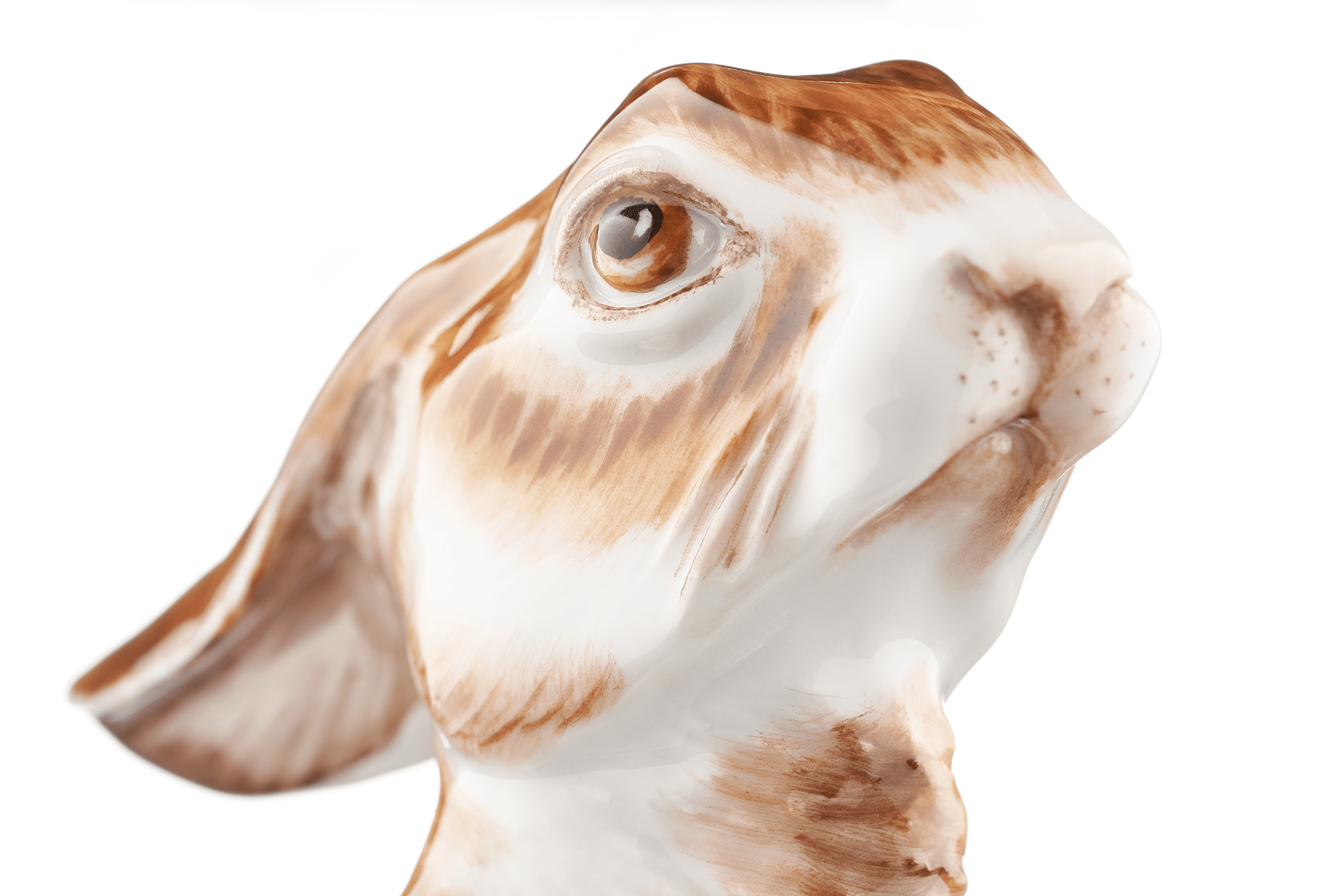 Figur Hase, bunt staffiert, H 16 cm | Meissen Figuren Individuell 900100 - 78901 - Meissen Weimar