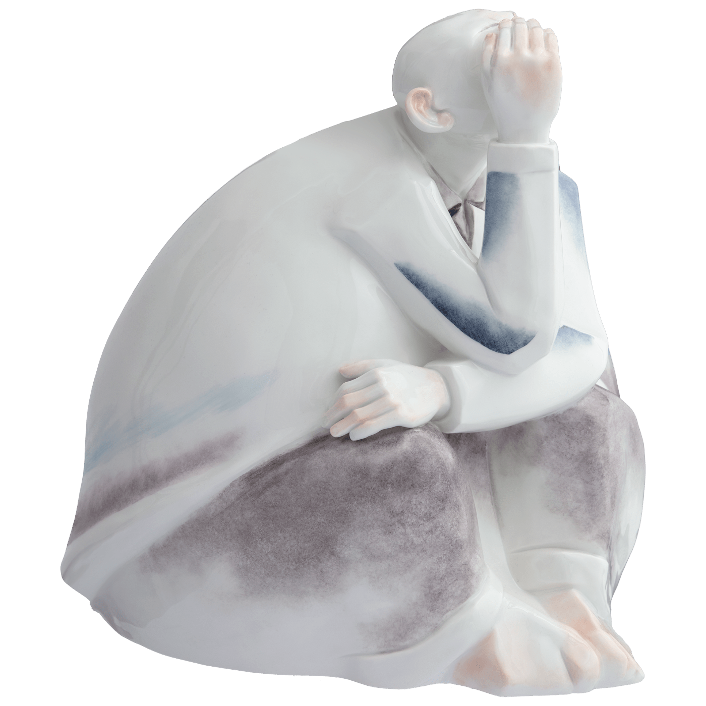 Figur Herr Käfer wartet, Porzellan, H 28,5 cm | Meissen Unikate 63c049 - u6461 - Meissen Weimar