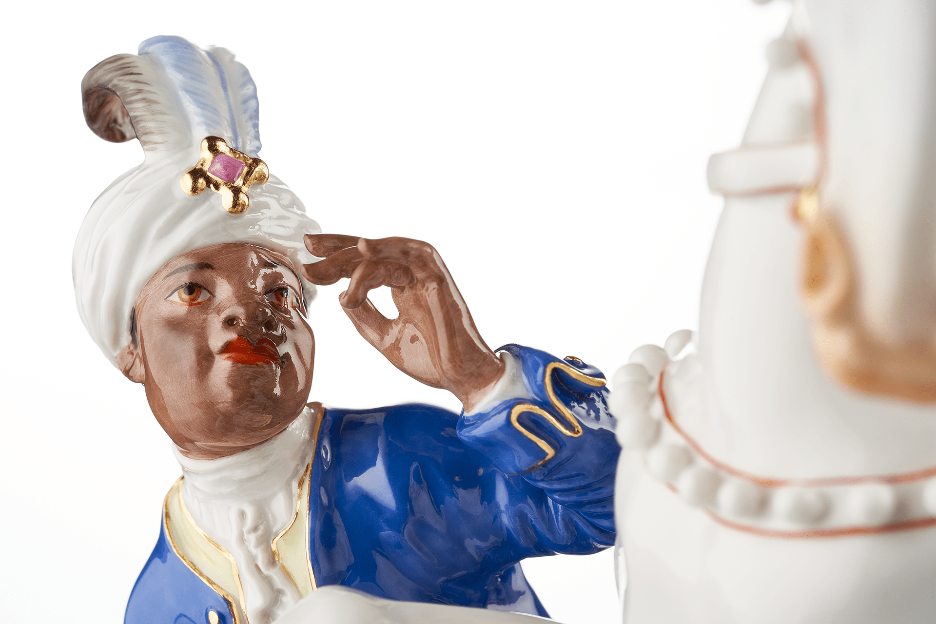 Figur Kaiserin Elisabeth II. zu Pferde, H 23 cm | Meissen Exklusiv - Kollektion 900380 - 73108 - Meissen Weimar