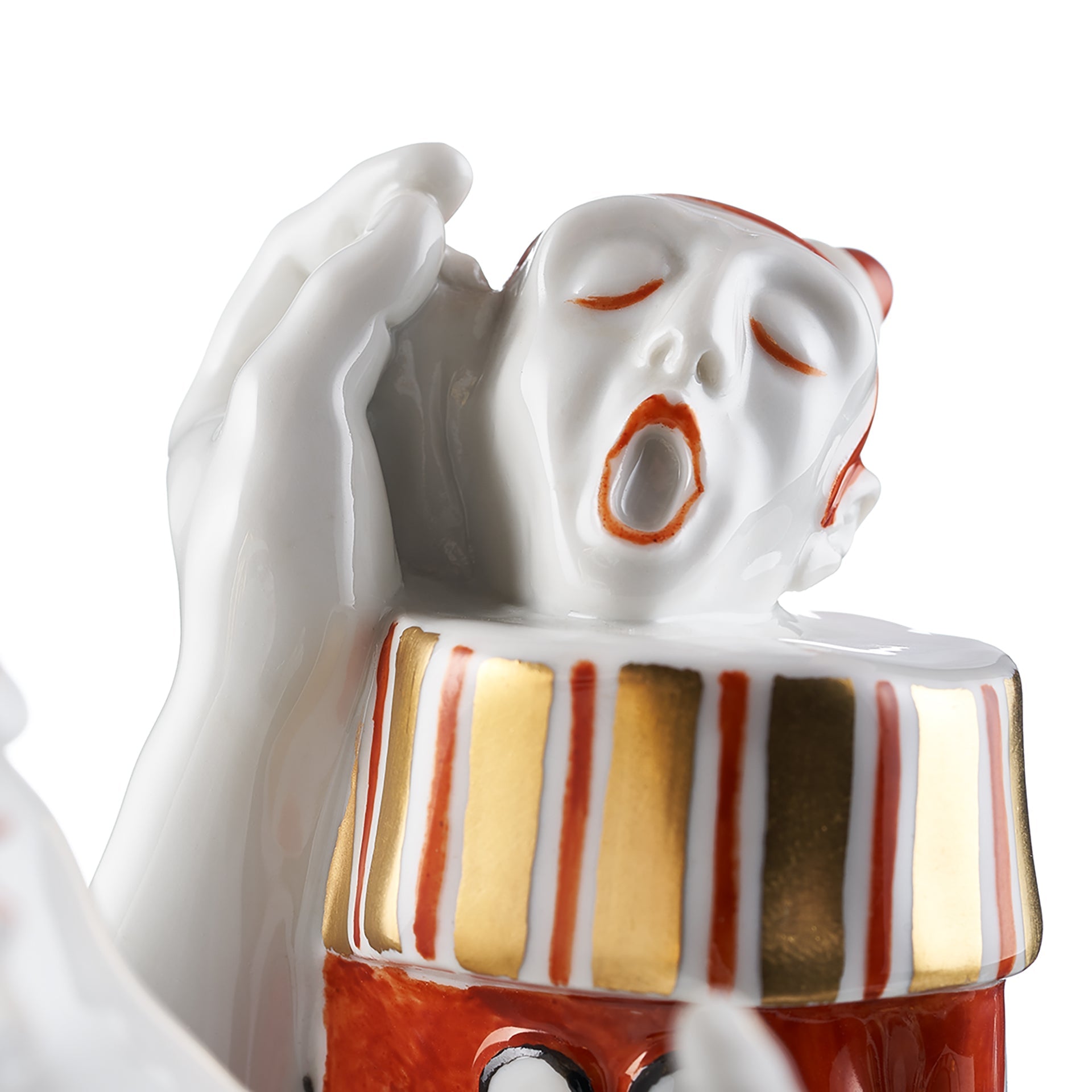 Figur Karneval, bunt und gold staffiert, H 20,5 cm | Meissen Limitierte Meisterwerke 900384 - 73482 - Meissen Weimar