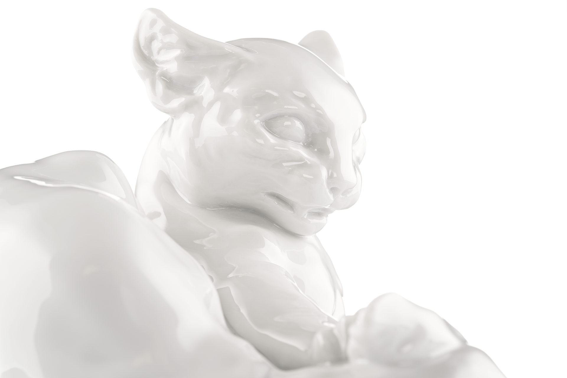 Figur Katzengruppe Weiß H 10 cm | Meissen Figuren Individuell 000001 - 78819 - Meissen Weimar