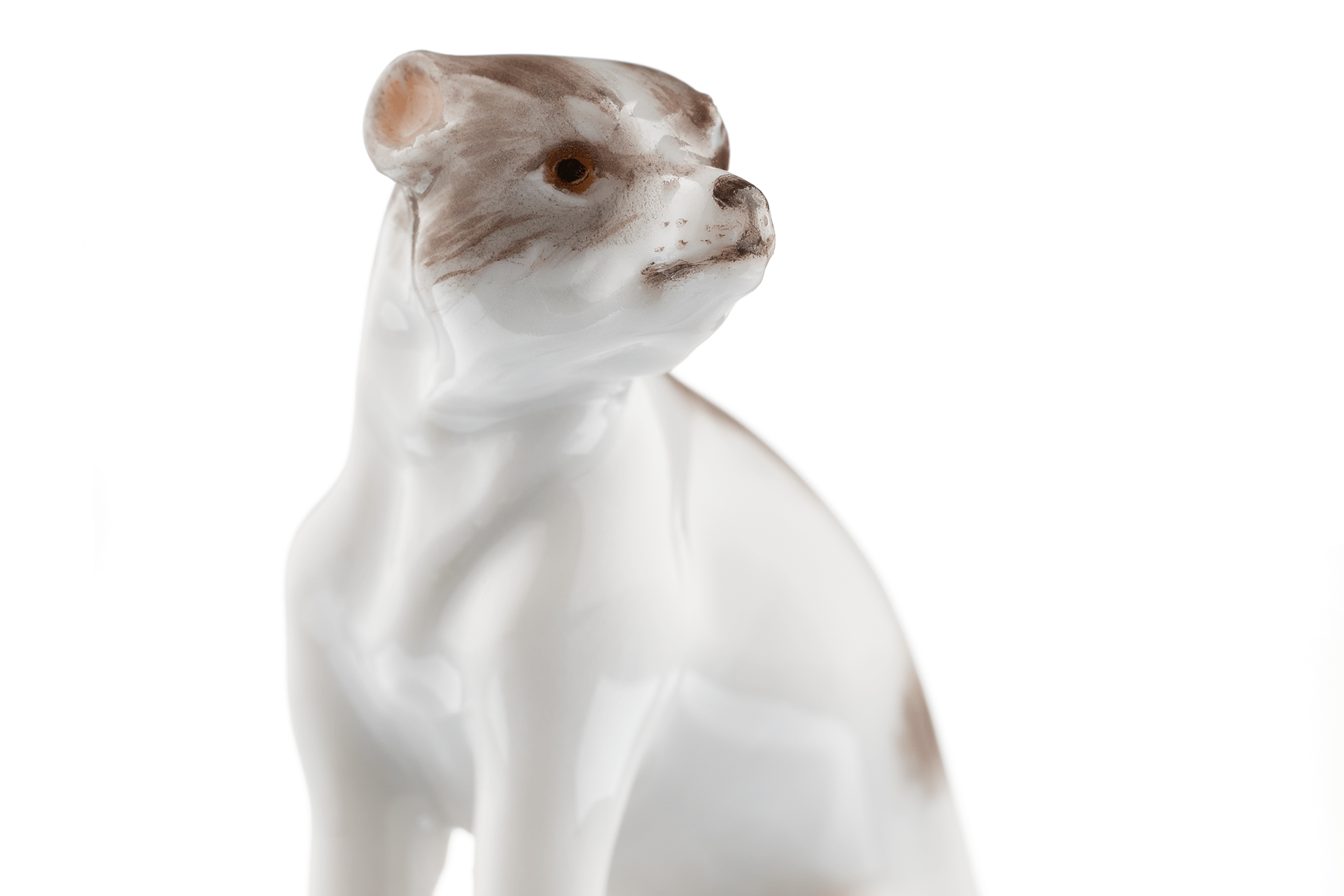 Figur Kleines Hündchen, bunt staffiert, H 3.5 cm | Meissen Figuren Individuell 900100 - 78861 - Meissen Weimar