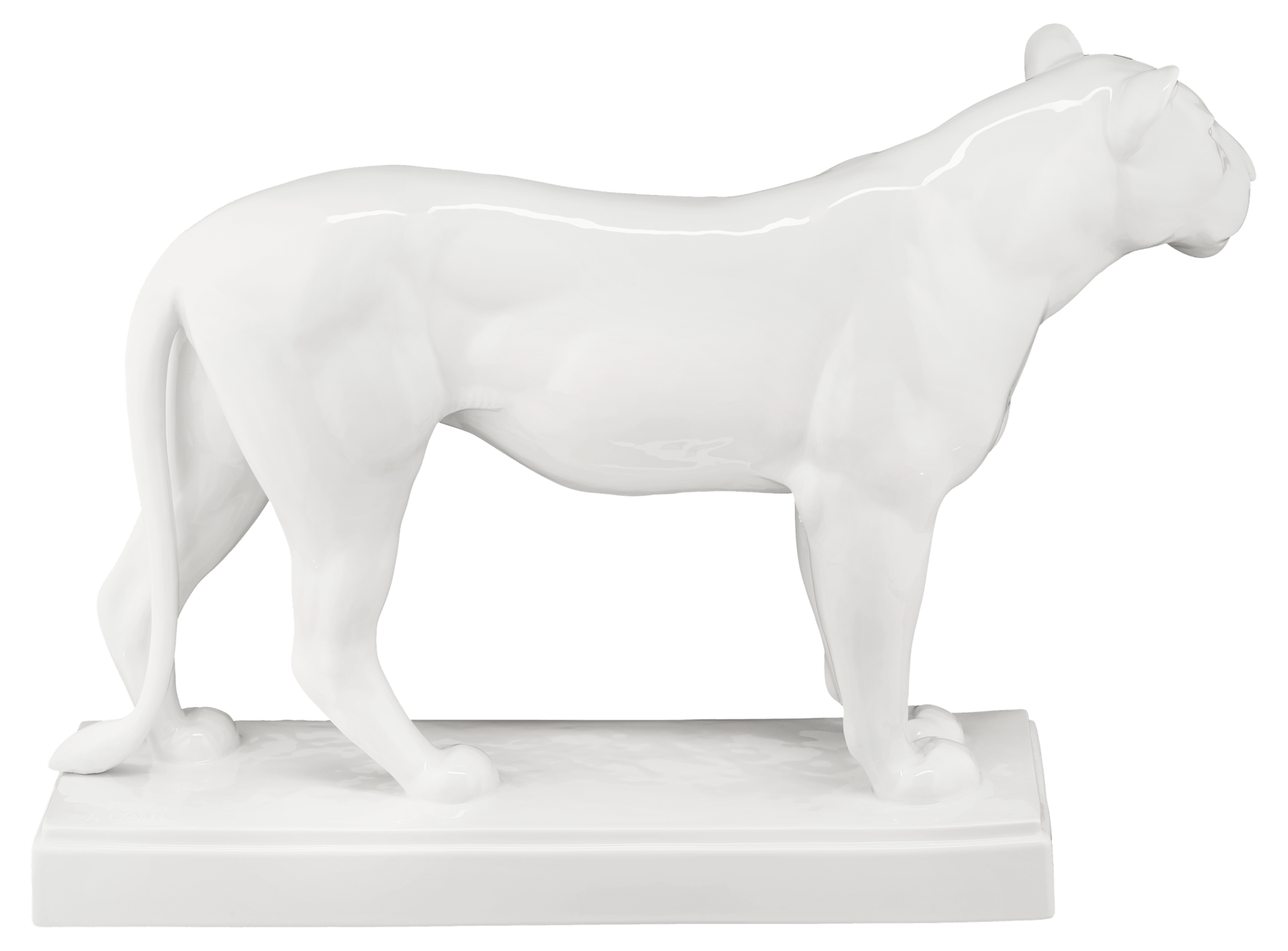 Figur Löwin, Weiß, H 31 cm | Meissen Figuren Individuell 000001 - 78703 - Meissen Weimar