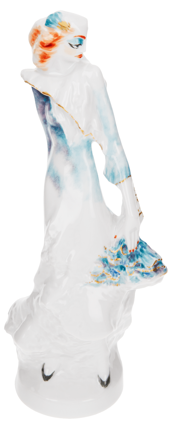 Figur Model III Modenschau, bunt und gold staffiert, H 17,5 cm | Meissen Figuren - Edition Ladies & Gentlemen 900300 - 73622 - Meissen Weimar