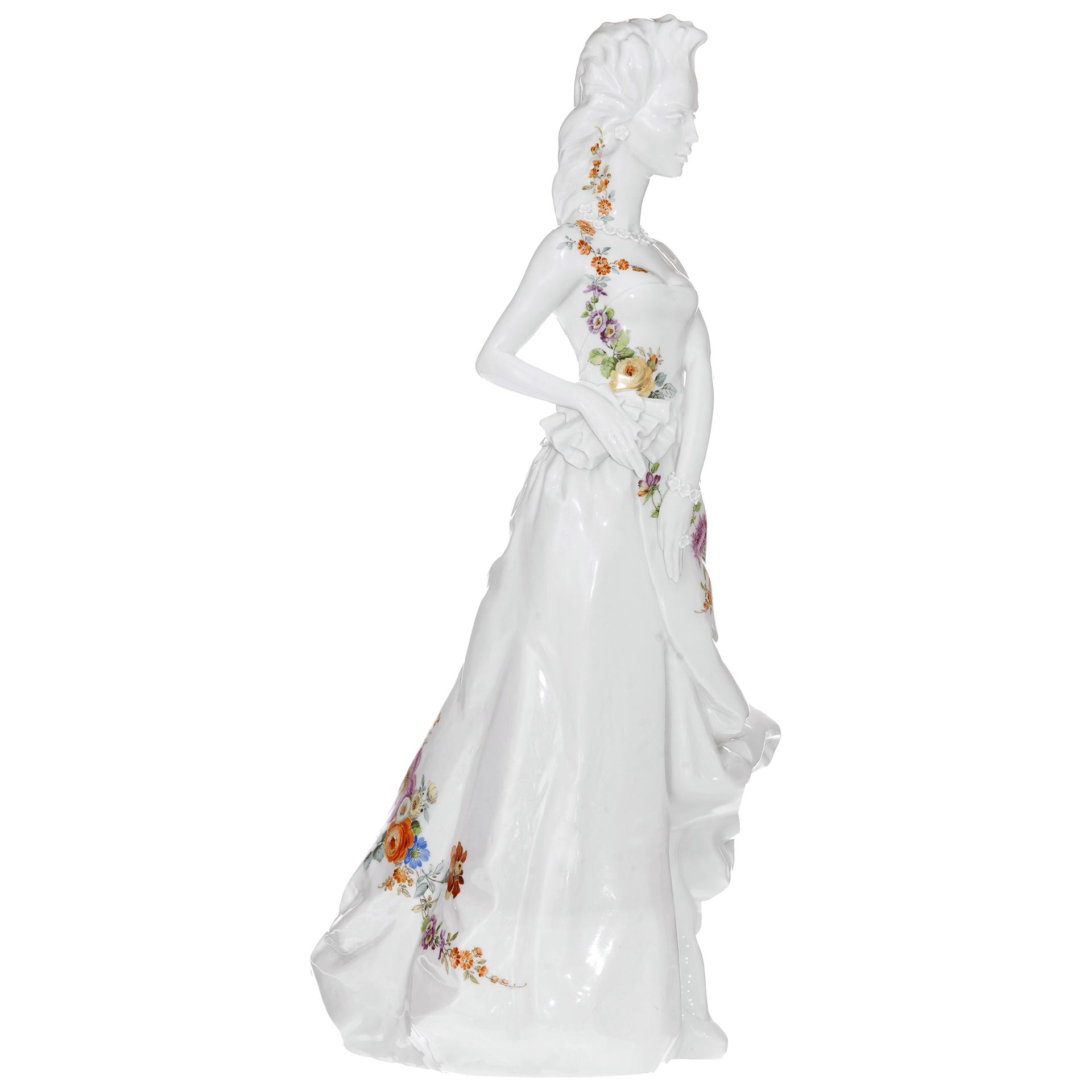 Figur "Model" klein, Blumenpracht, H 35 cm | Meissen Limitierte Meisterwerke 225584 - 73705 - Meissen Weimar