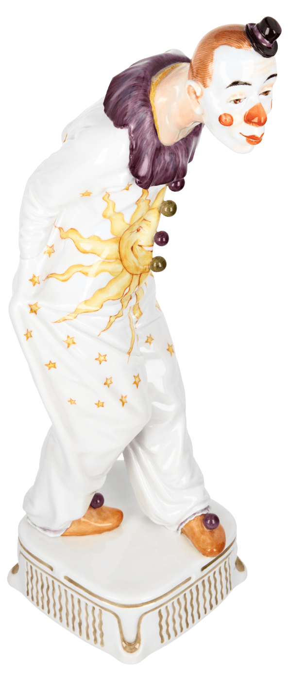 Figur Pierrot, bunt staffiert, H 34 cm | Meissen Figuren Individuell 900100 - 73568 - Meissen Weimar