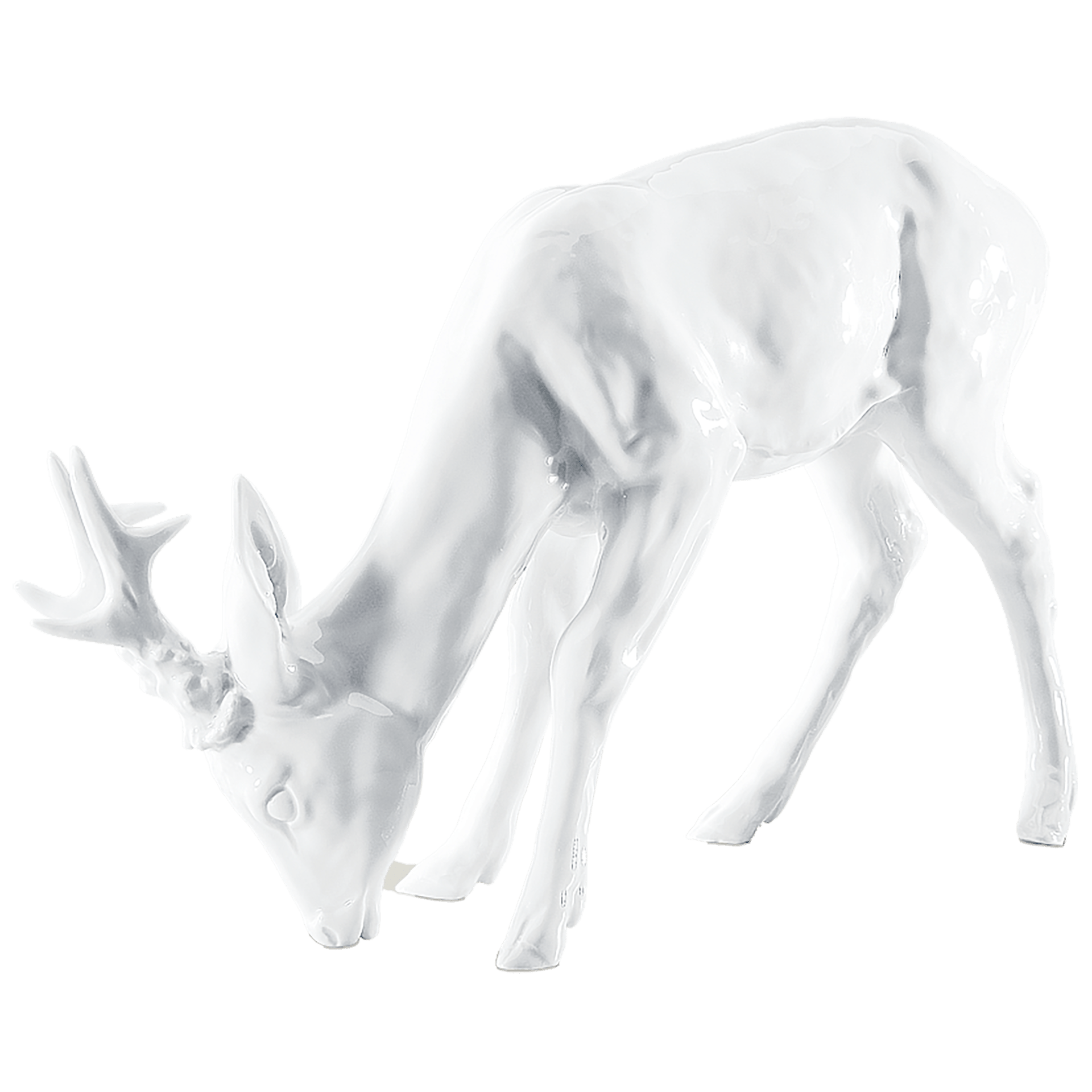 Figur Rehbock, Weiß, H 17 cm | Meissen Figuren Individuell 000001 - 78716 - Meissen Weimar