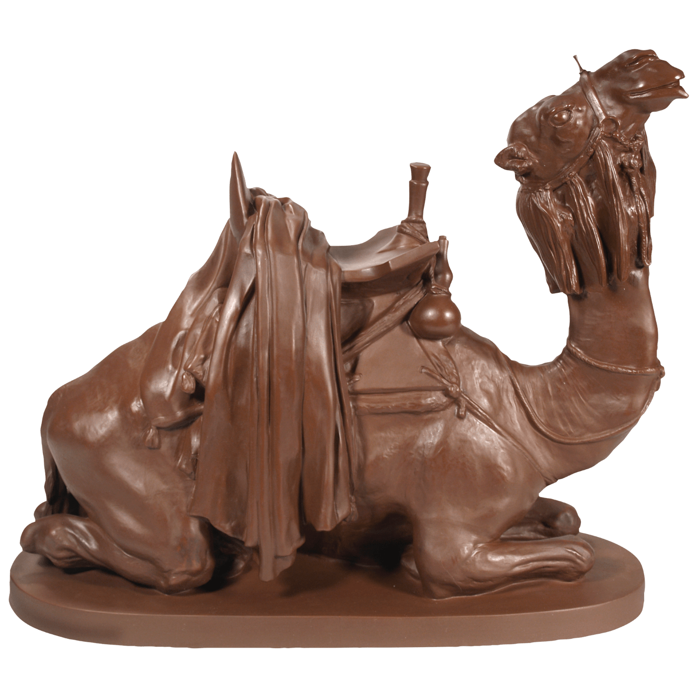 Figur Reitkamel, Böttgersteinzeug, H 41 cm | Meissen Exklusiv - Kollektion 949980 - 86209 - Meissen Weimar