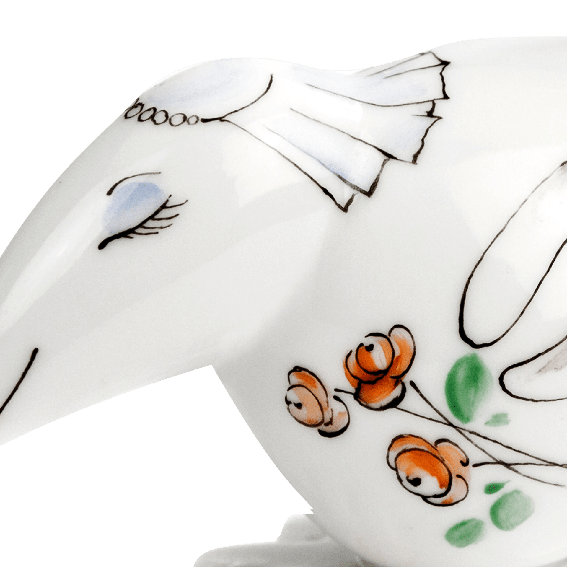 Figur Spaßvogel Braut, H 6,5 cm | Meissen Figuren Individuell 71a212 - 77411 - Meissen Weimar