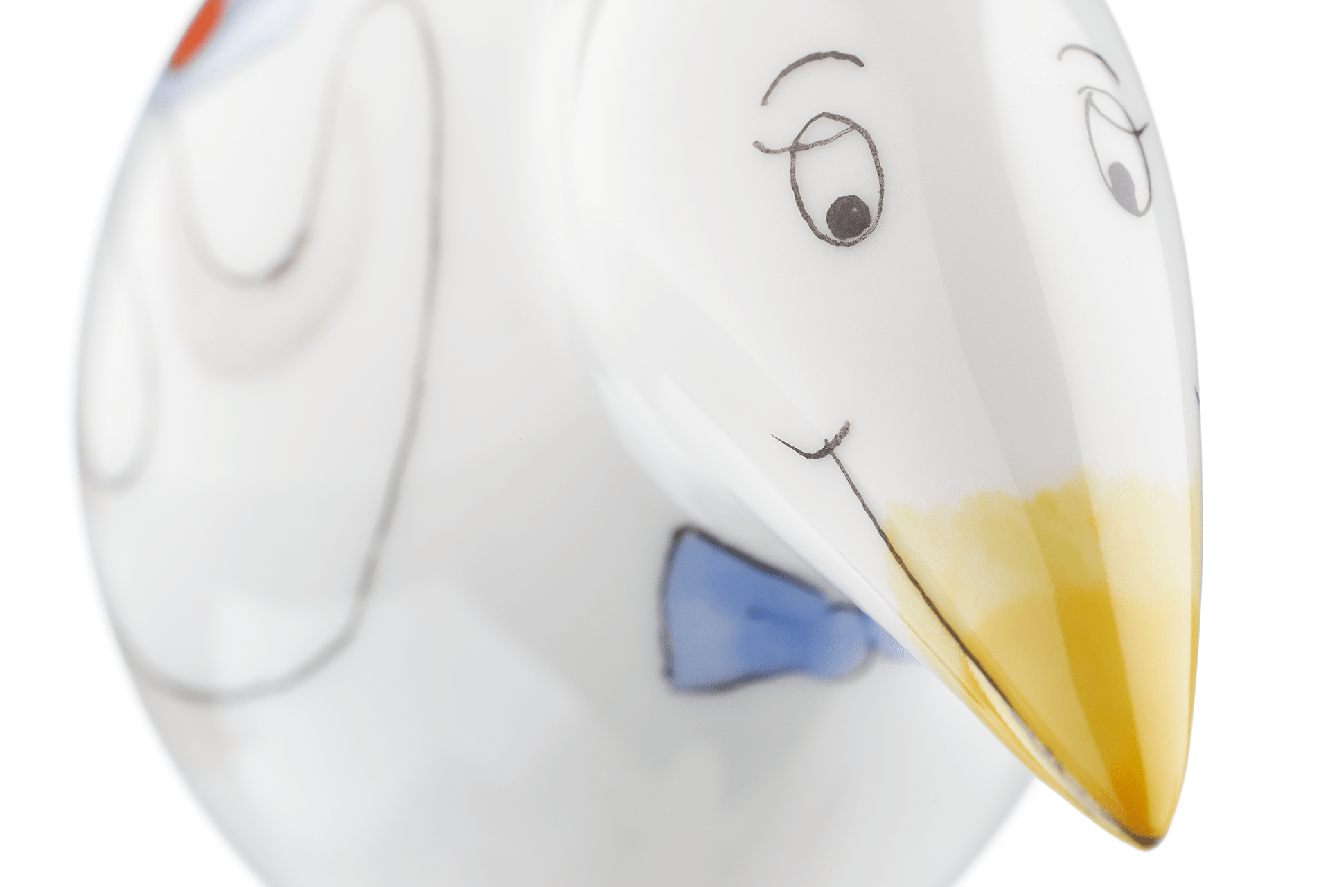 Figur Spaßvogel Kartenspieler H 6,5 cm | Meissen Figuren - Edition Spassvogel 71a244 - 77411 - Meissen Weimar
