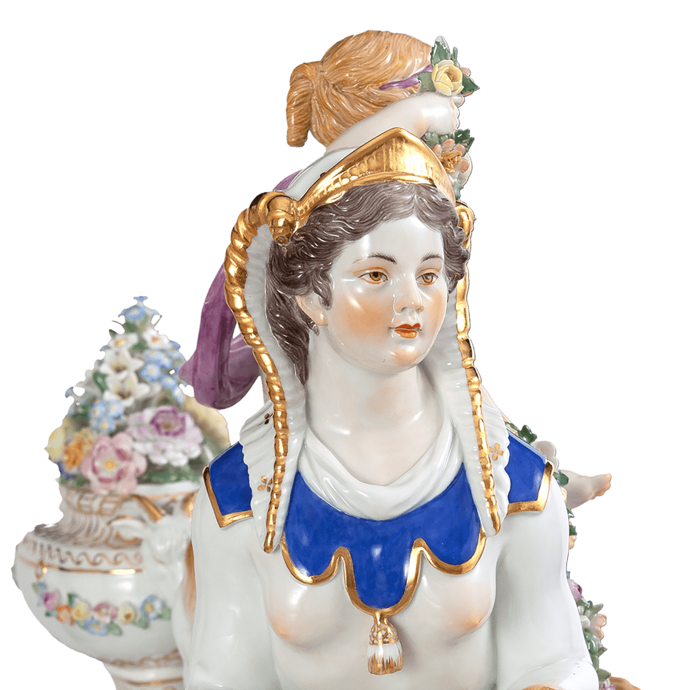 Figur Sphinx mit Kind, H 22,5 cm | Meissen Exklusiv - Kollektion 900380 - 73539 - Meissen Weimar