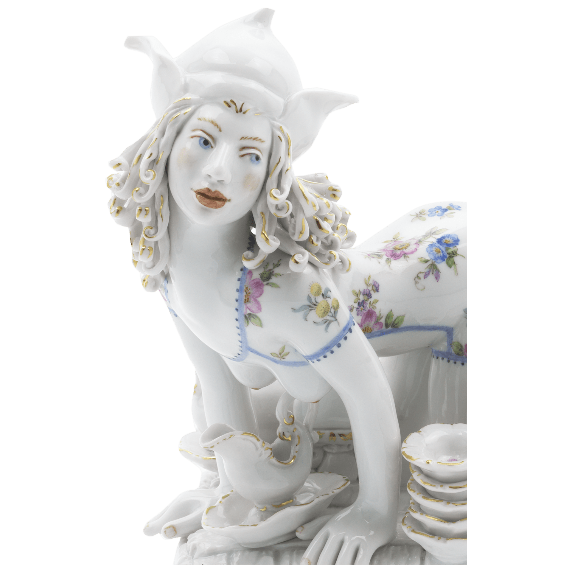 Figur Stow Away, Porzellan, H 22 cm | Meissen Figuren Individuell 65c028 - 73723 - Meissen Weimar