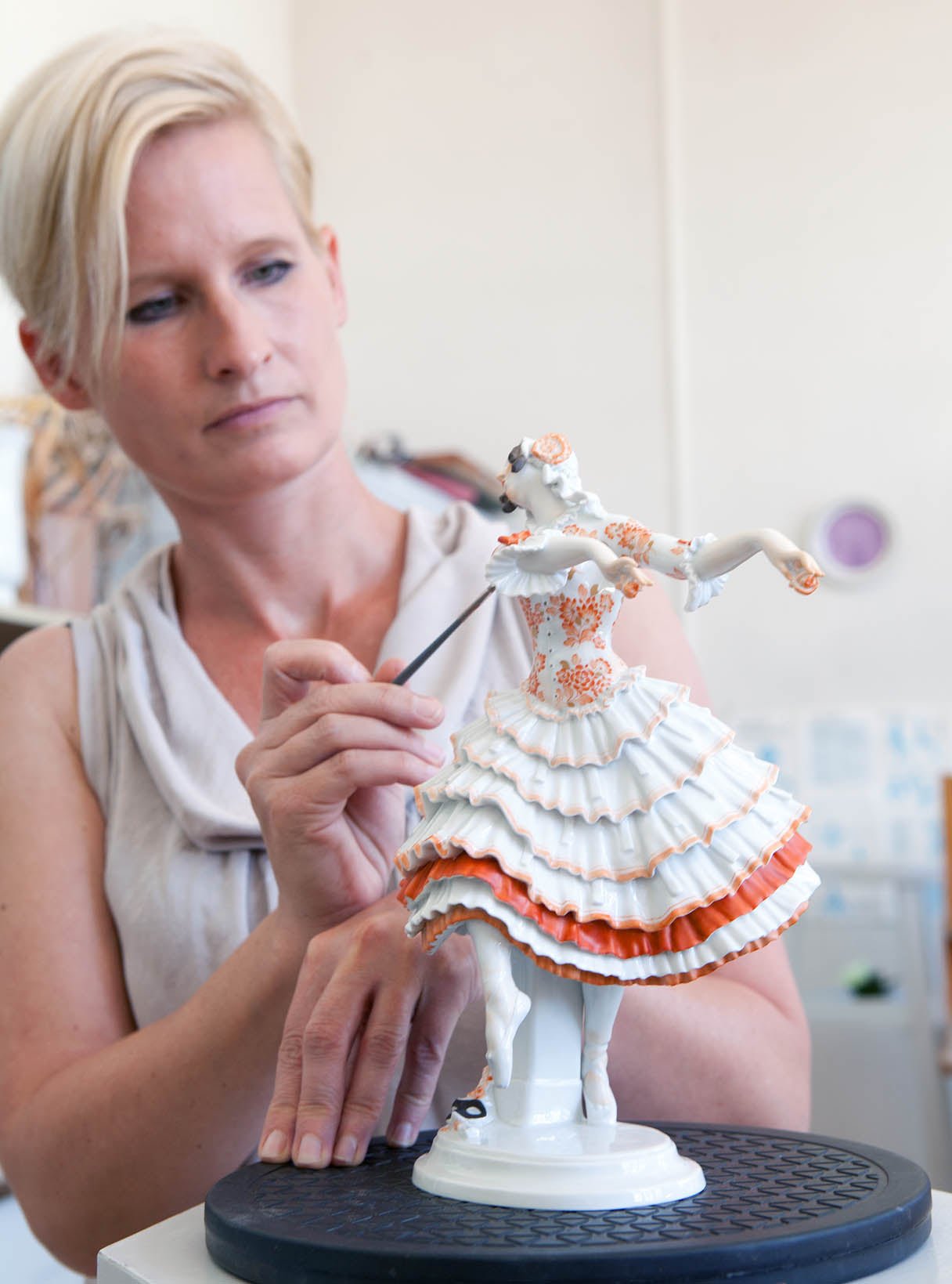 Figur Tänzerin Russisches Ballett, limitiert, H 29 cm | Meissen Limitierte Meisterwerke 900584 - 73305 - Meissen Weimar