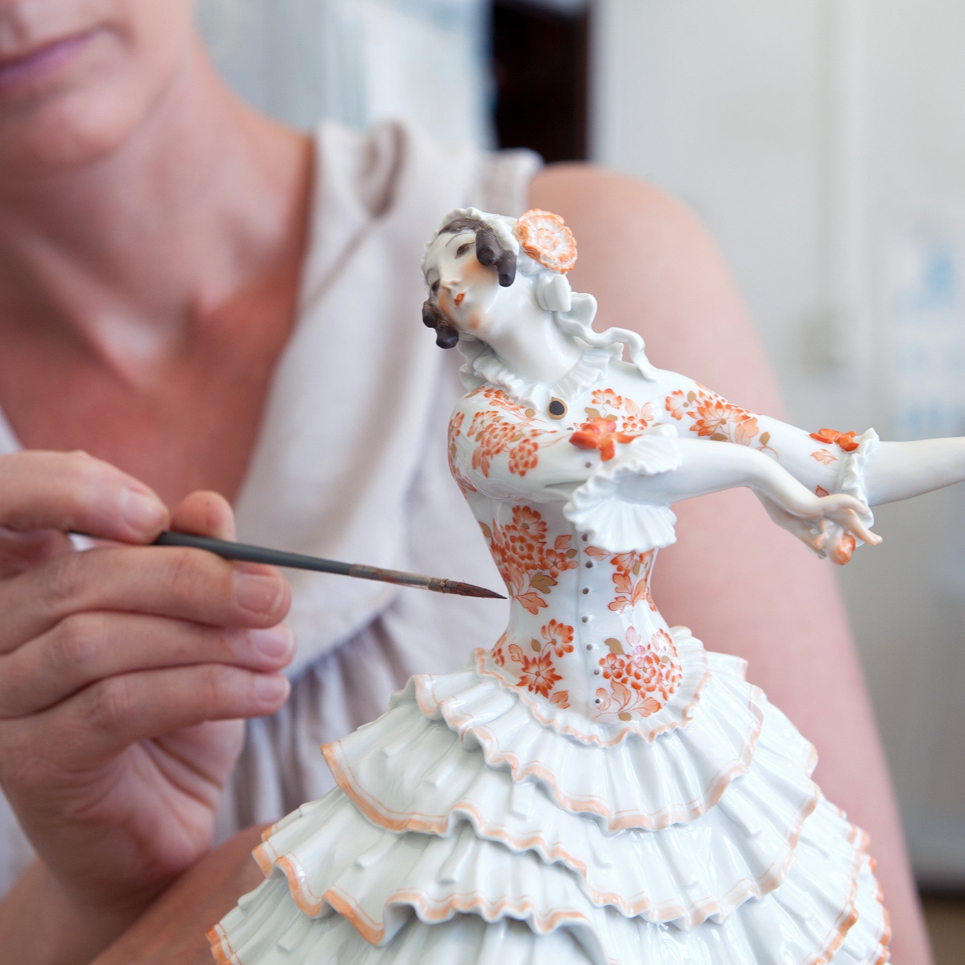 Figur Tänzerin Russisches Ballett, limitiert, H 29 cm | Meissen Limitierte Meisterwerke 900584 - 73305 - Meissen Weimar