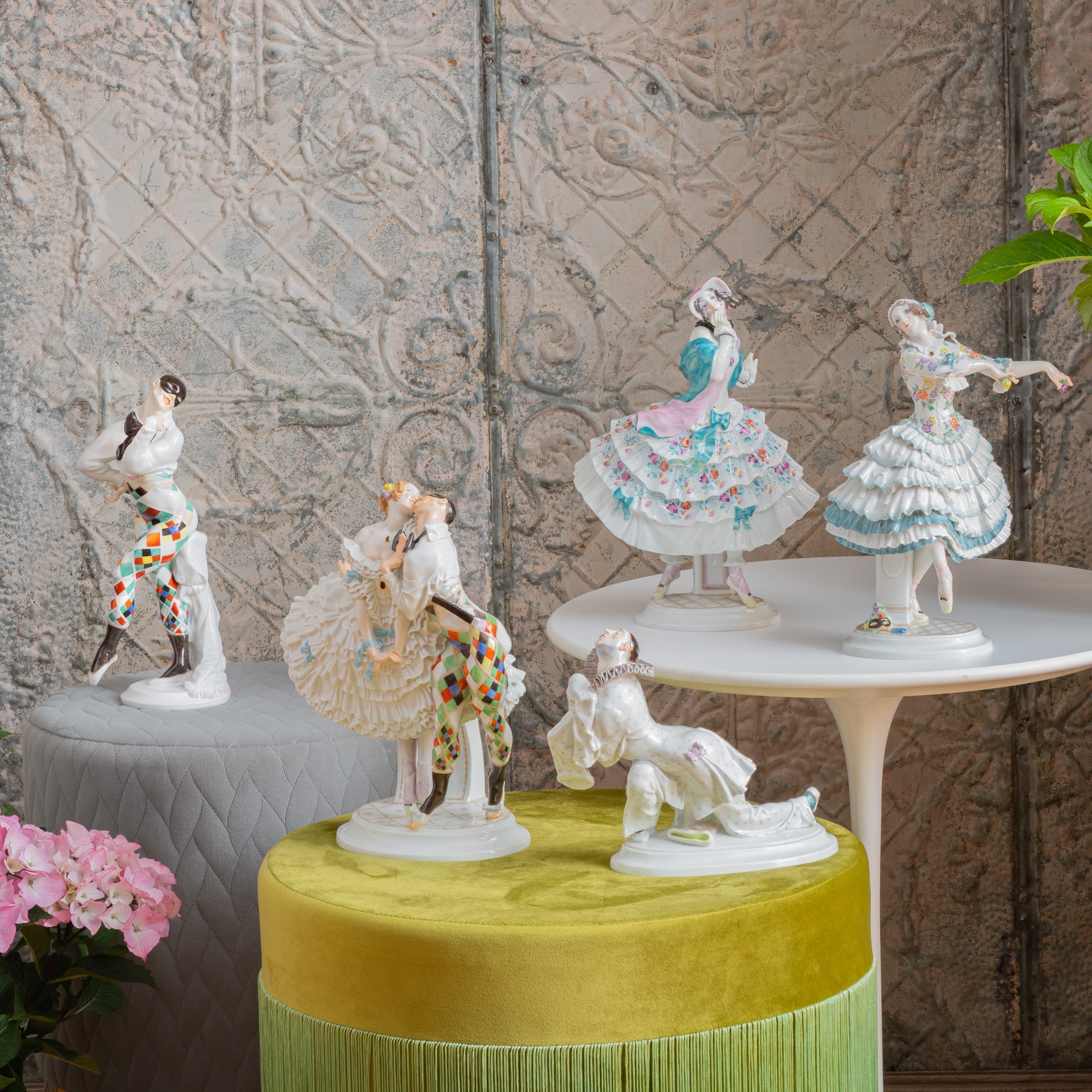 Figur Tanzpaar Russisches Ballett, H 27 cm | Meissen Limitierte Meisterwerke 900584 - 73306 - Meissen Weimar