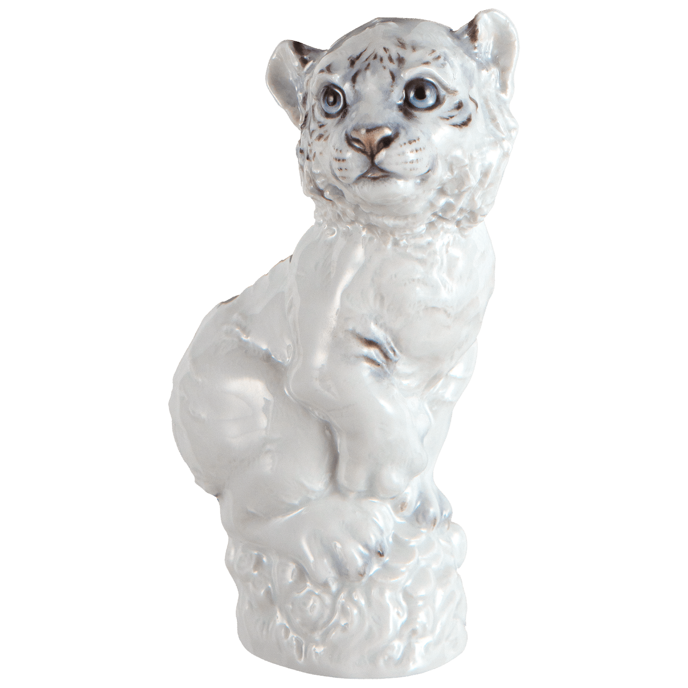 Figur Tiger Weißes Fell, H 12 cm | Meissen Figuren chinesisches Jahrestier 90a411 - 83629 - Meissen Weimar