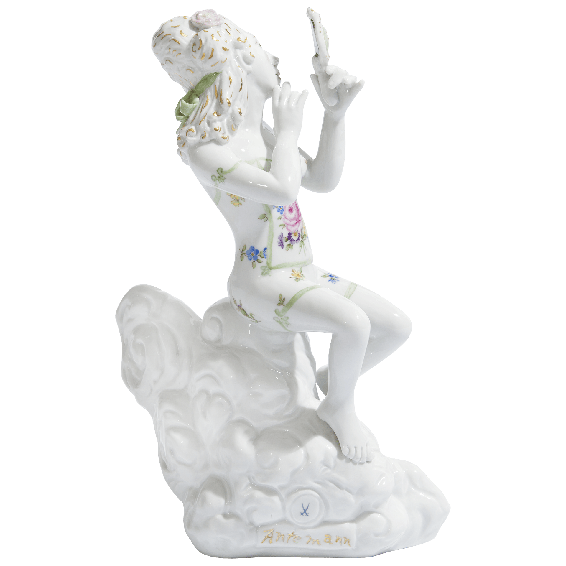 Figur Vanity H 21 cm | Meissen Figuren Individuell 65c028 - 73728 - Meissen Weimar