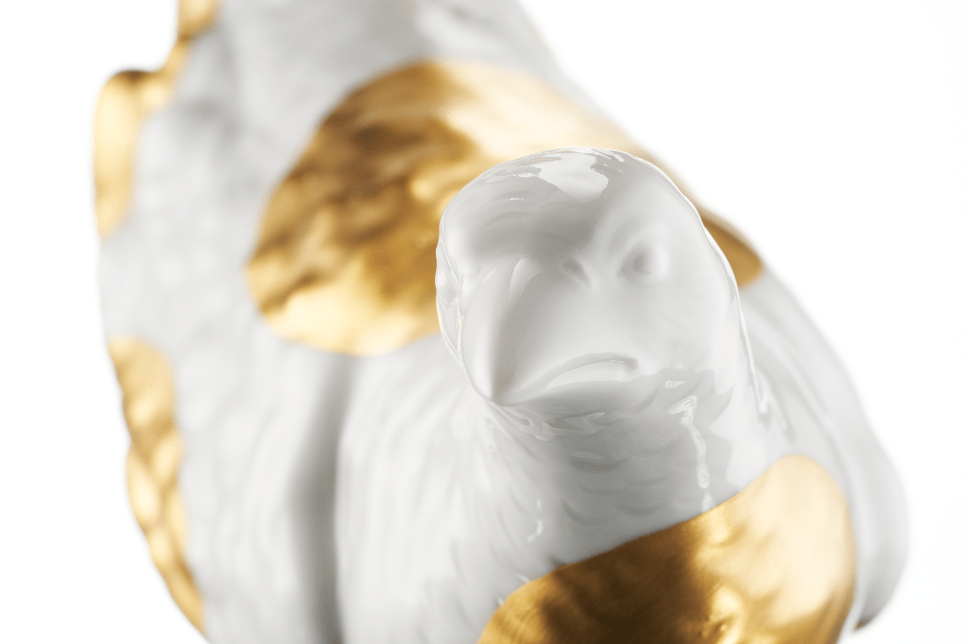 Figur Vogel Fasan Goldpunkte H 17 cm | Meissen Atelier - Edition 65o009 - 77230 - Meissen Weimar
