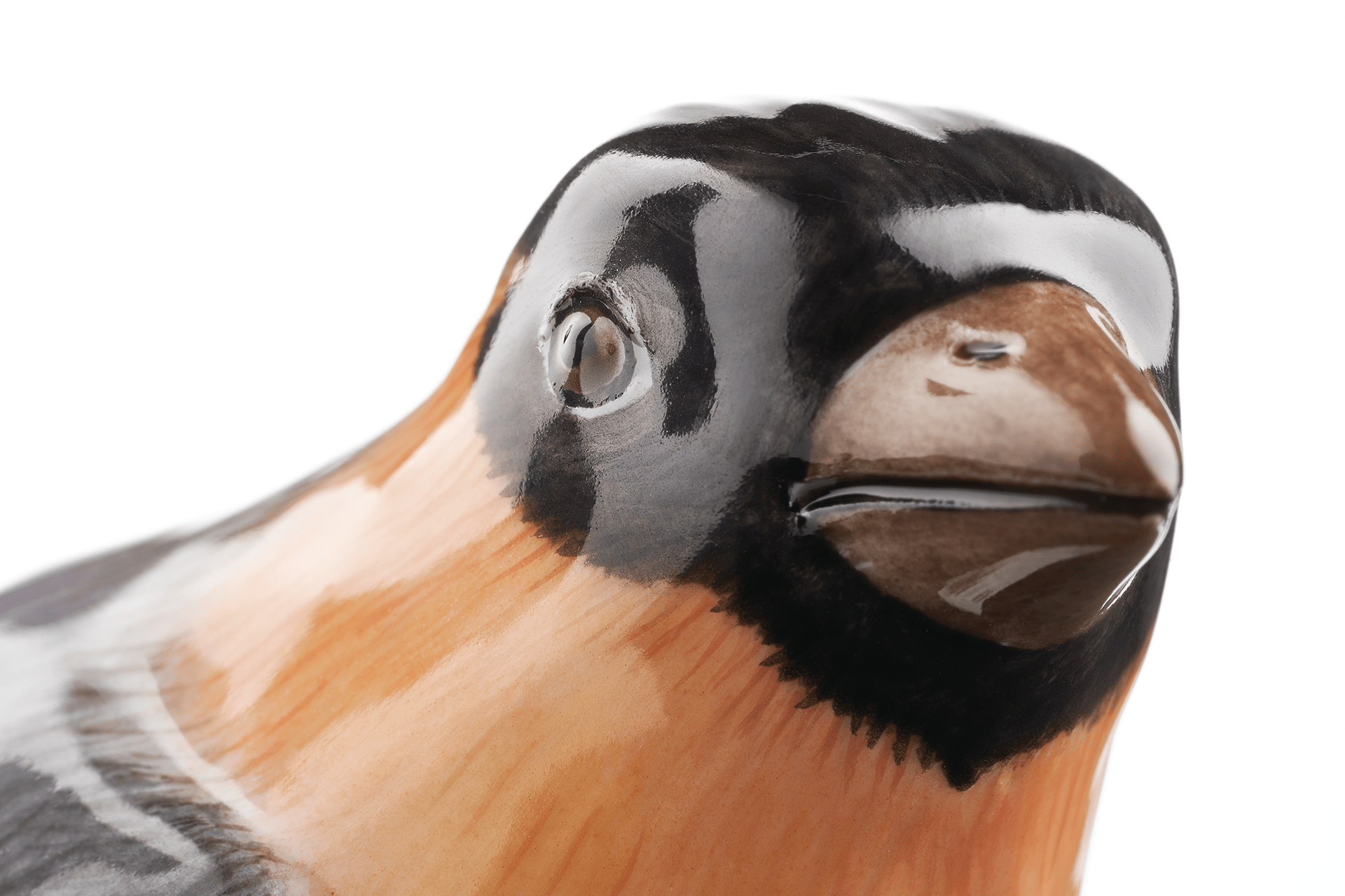 Figur Vogel Gimpel, Bunt staffiert, H 5,5 cm | Meissen Figuren Individuell 900100 - 77168 - Meissen Weimar