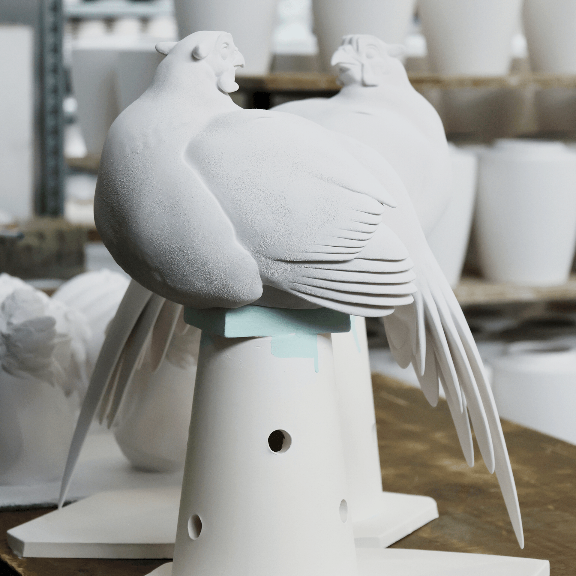 Figur, Weiß, H 42 cm, limitiert | Meissen Limitierte Meisterwerke 000084-77m11 - Meissen Weimar