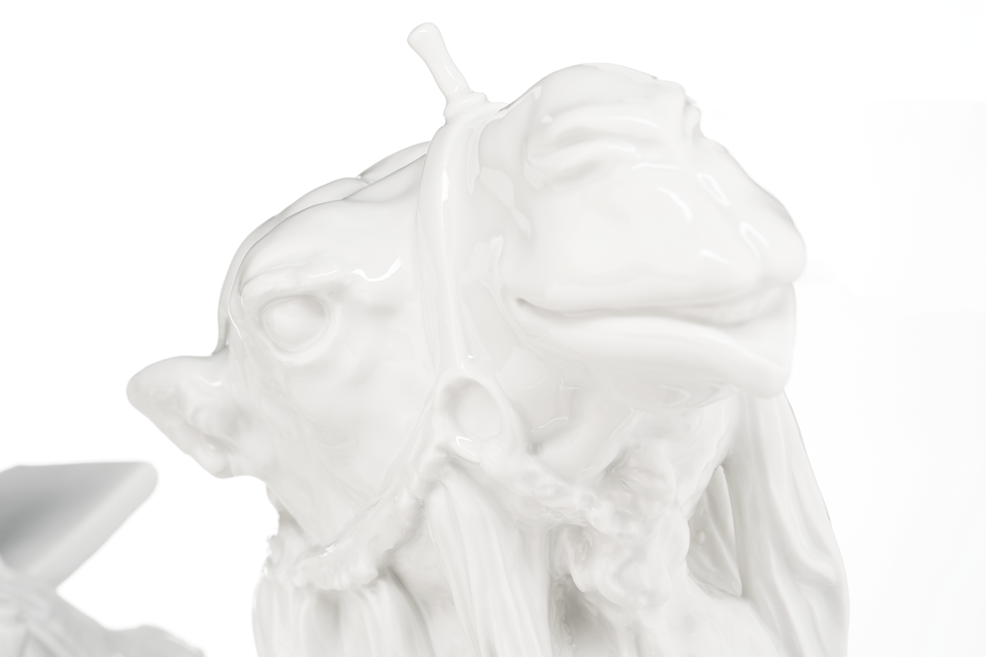 Figur, Weiß, L 52 cm | Meissen Einzelplastik 000001 - 76077 - Meissen Weimar