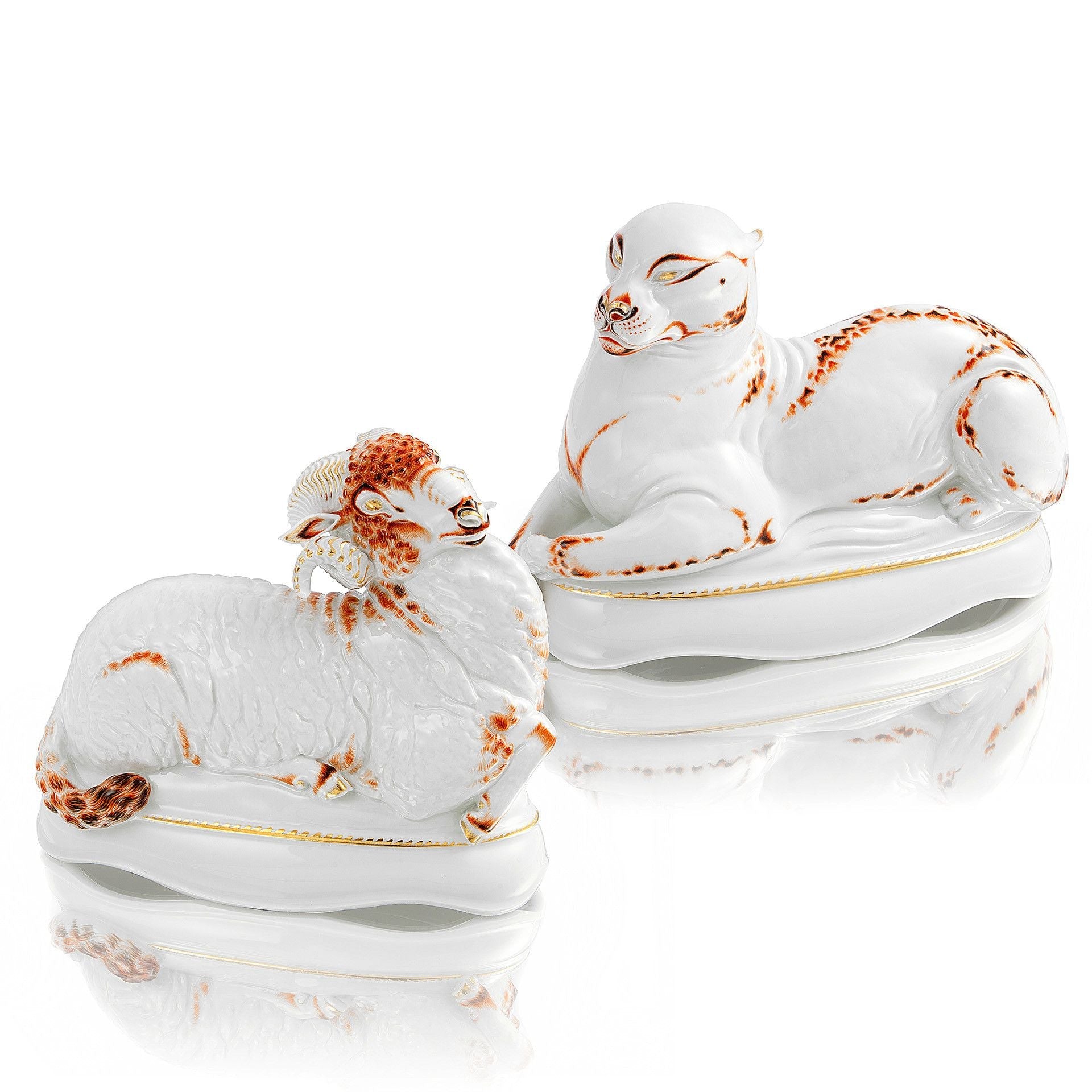 Figur Widder limitiert, H 19,5 cm | Meissen Limitierte Meisterwerke 900584 - 78322 - Meissen Weimar