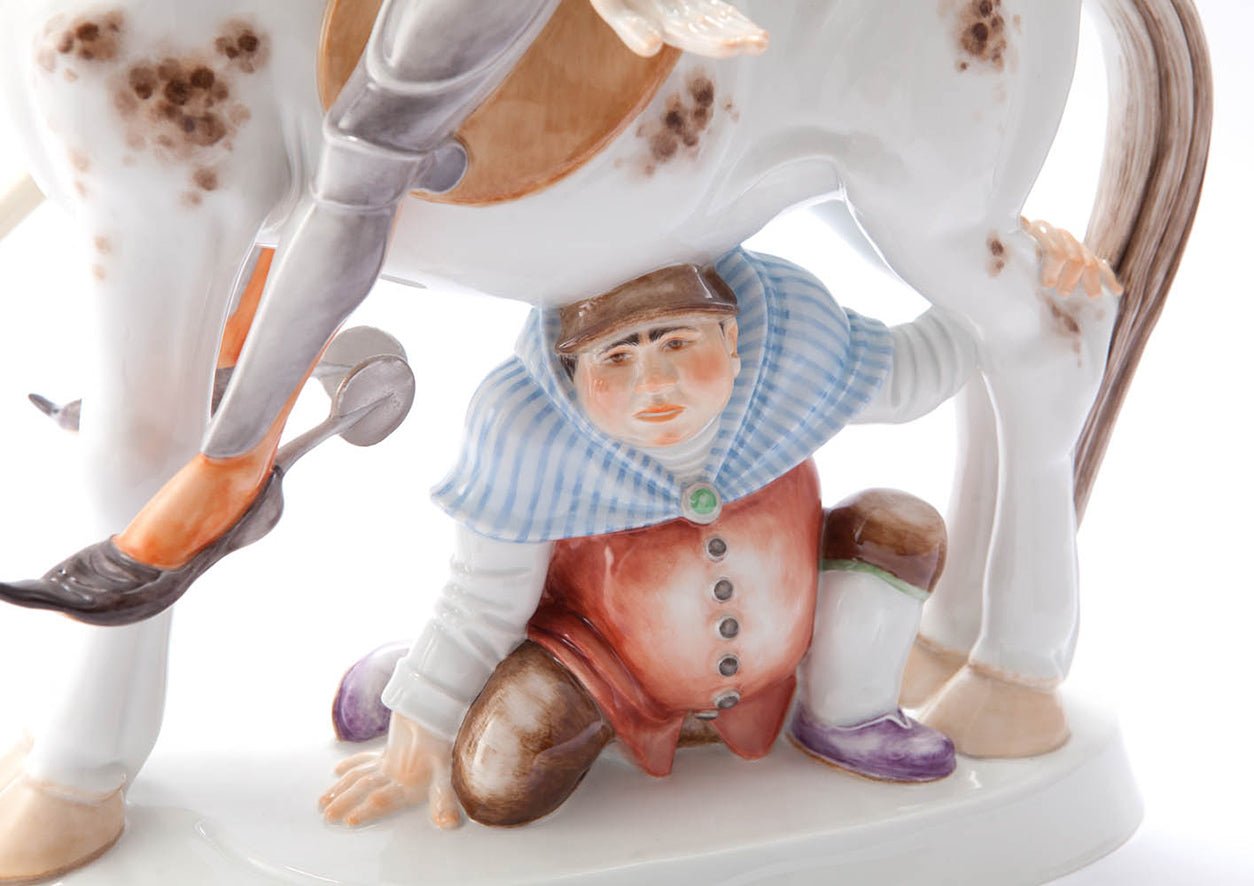 Figurengruppe Don Quichotte und Sancho Pansa, H 38 cm | Meissen Limitierte Meisterwerke 901384 - 73m07 - Meissen Weimar