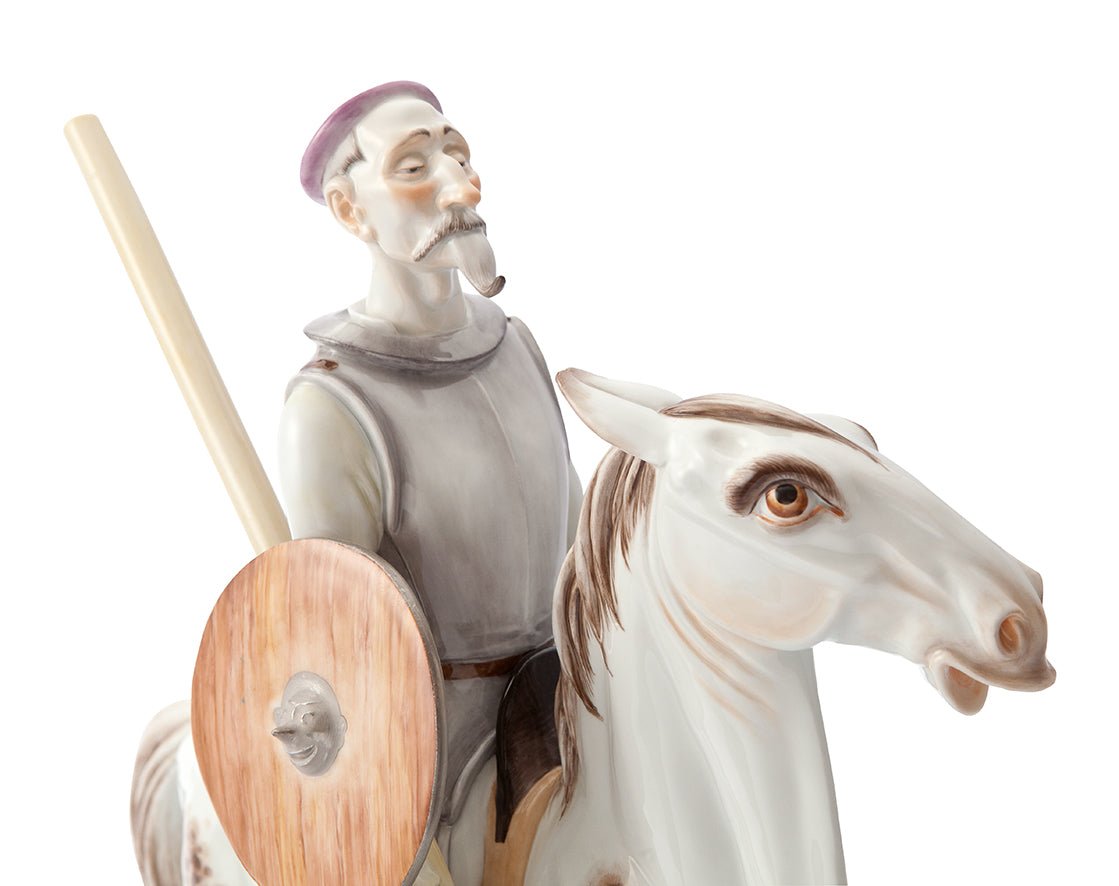 Figurengruppe Don Quichotte und Sancho Pansa, H 38 cm | Meissen Limitierte Meisterwerke 901384 - 73m07 - Meissen Weimar