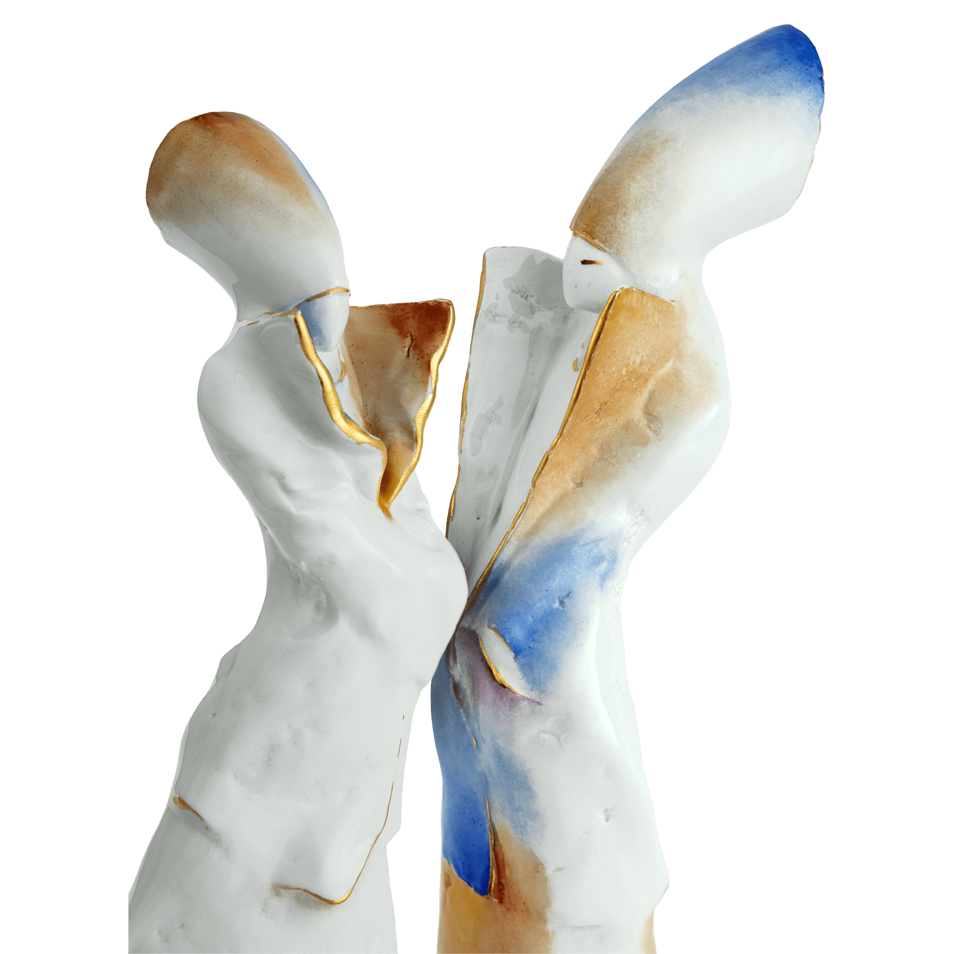 Figurenpaar Rainbow, Porzellan, H 30 cm | Meissen Unikate 63c055-u6594 - Meissen Weimar