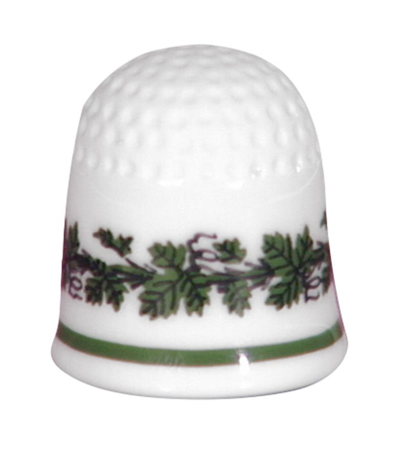 Fingerhut, Voller grüner Weinkranz, weißer Rand, 2,5 cm | Meissen Vorzellan 841501 - 53766 - Meissen Weimar