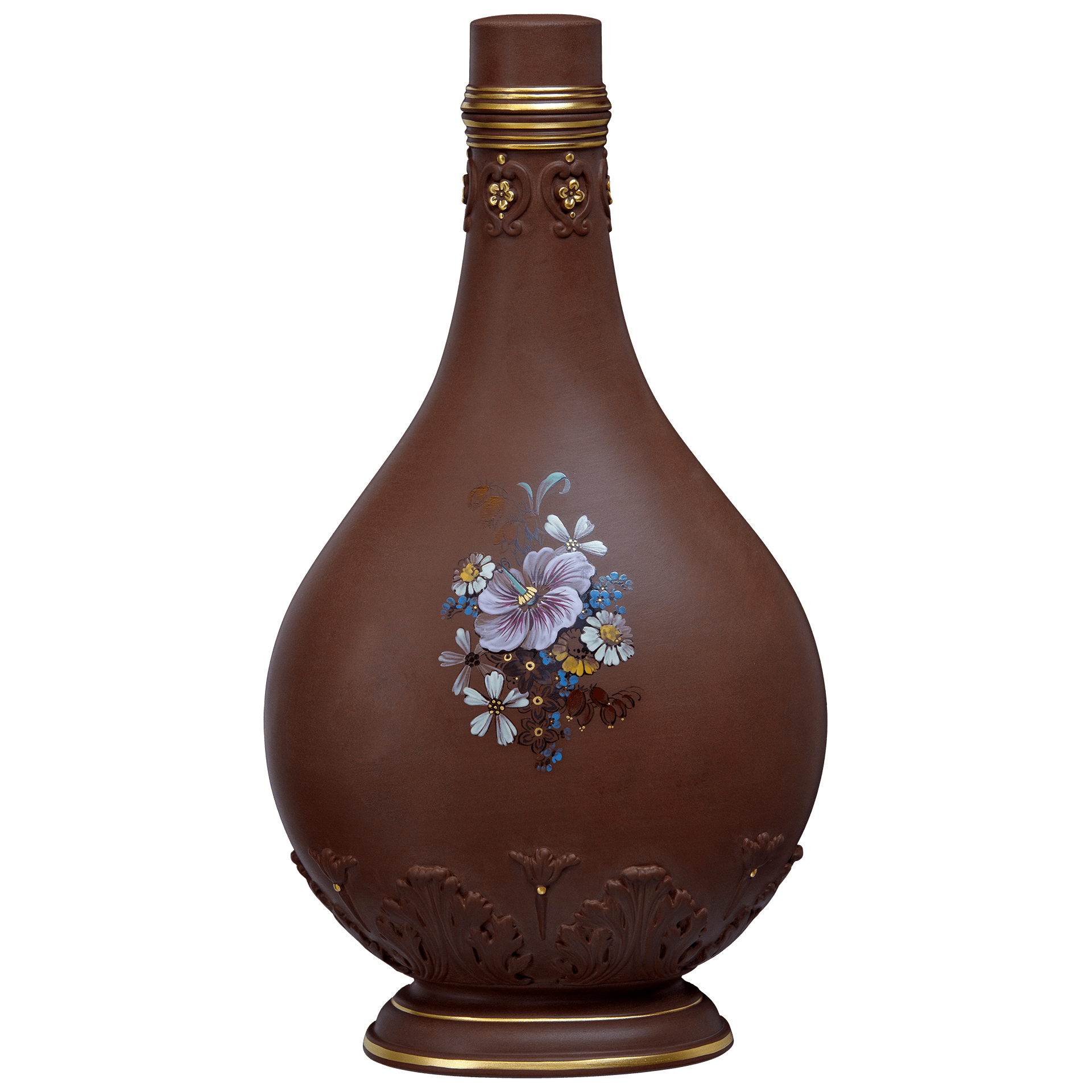 Flasche mit Stöpsel, Frühlingsblüher, Lim. 25, H 14,5 cm | Meissen Exklusiv 70A284 - 85645 - Meissen Weimar