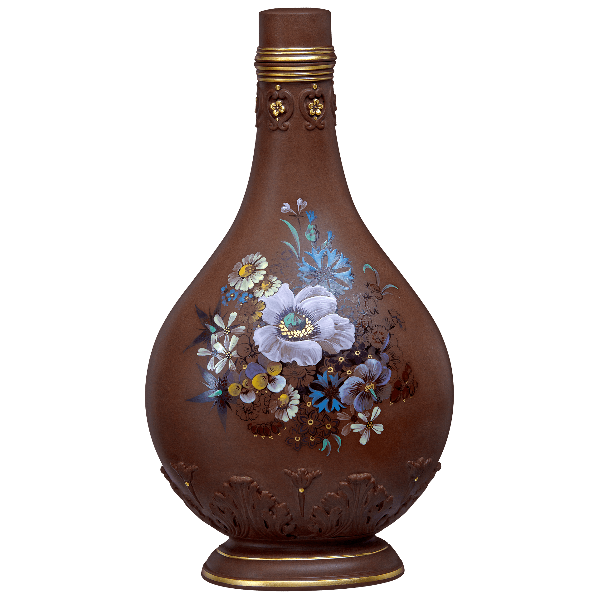Flasche mit Stöpsel, Frühlingsblüher, Lim. 25, H 14,5 cm | Meissen Exklusiv 70A284 - 85645 - Meissen Weimar