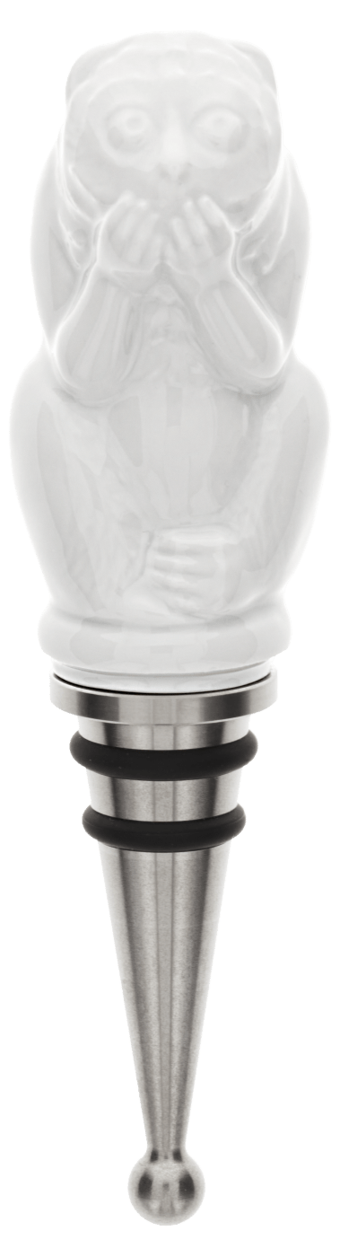 Flaschenverschluss Weiß H 12,5 cm | Meissen Geschenke 000001 - 83m28 - Meissen Weimar