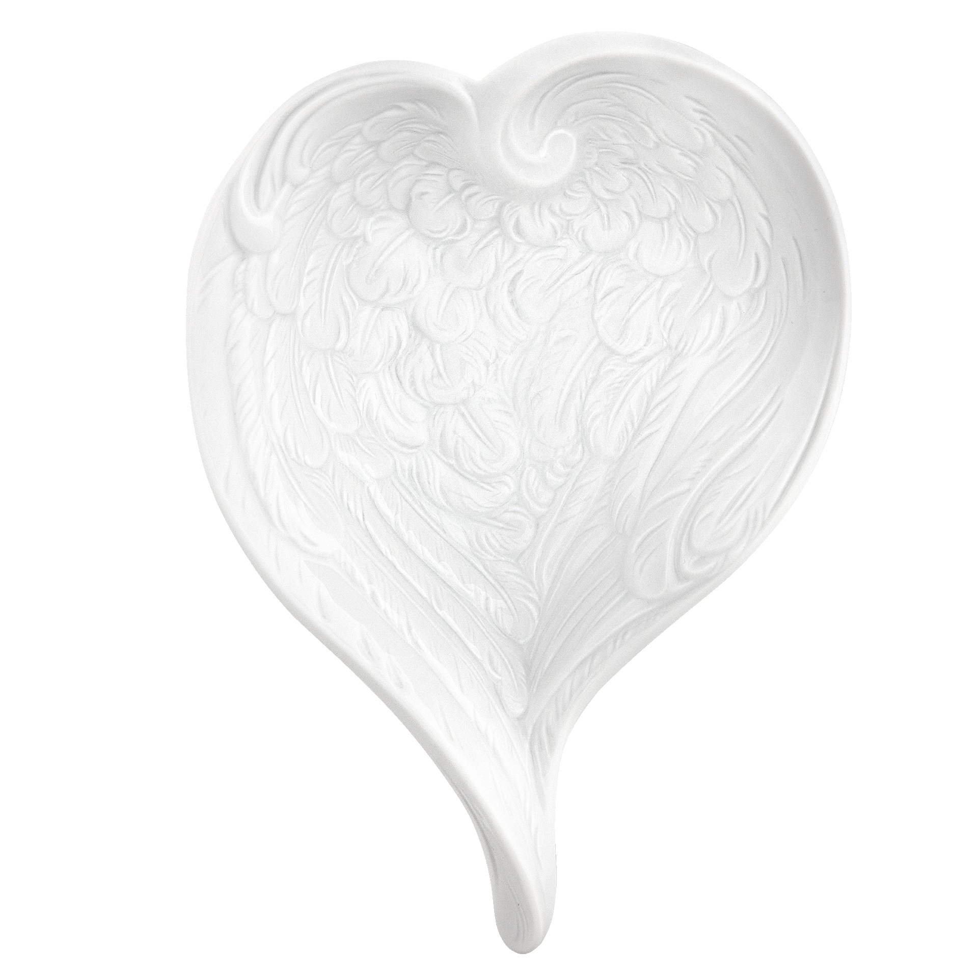 Flügelherz - Schale, Weiß, L 16 cm | Meissen Schalen Kollektion 000001-53324 - Meissen Weimar