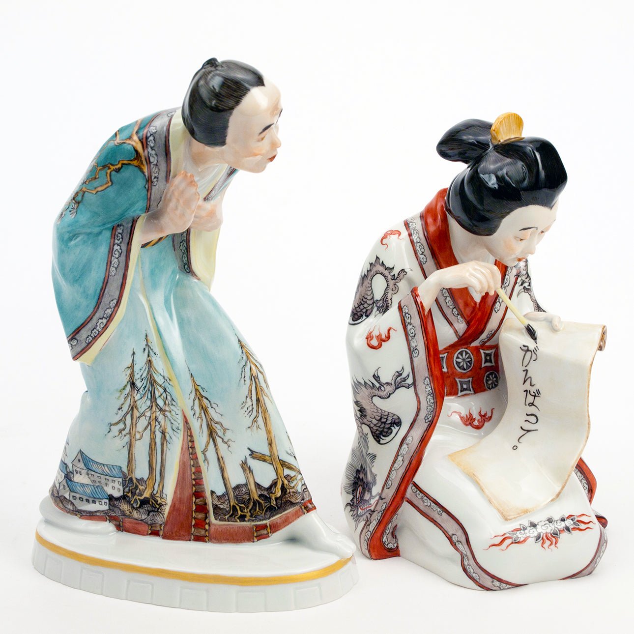 Frauenfigur Japanerin, limitiert, H 16,5 cm | Meissen Limitierte Meisterwerke 900184 - 65677 - Meissen Weimar