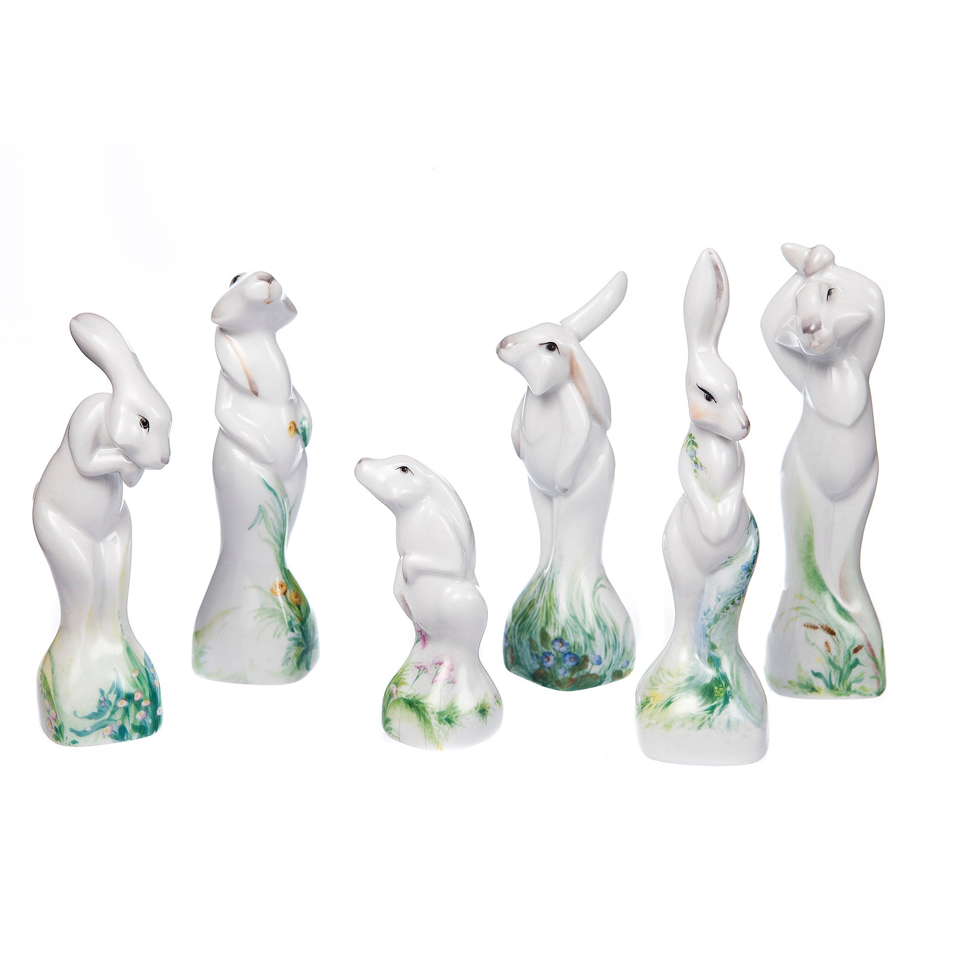Freddy, Bunt staffiert, H 7 cm | Meissen Figuren - Edition Hasen 900100 - 78021 - Meissen Weimar