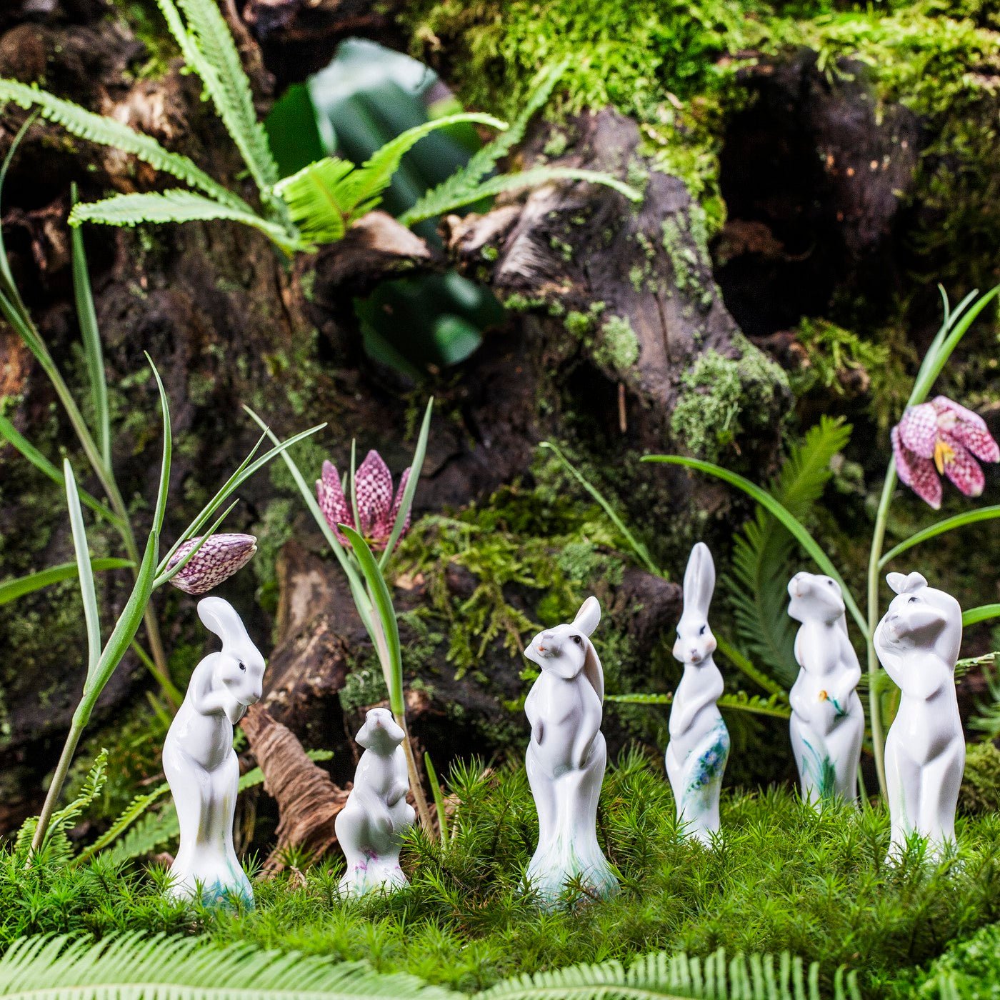 Freddy, Bunt staffiert, H 7 cm | Meissen Figuren - Edition Hasen 900100 - 78021 - Meissen Weimar