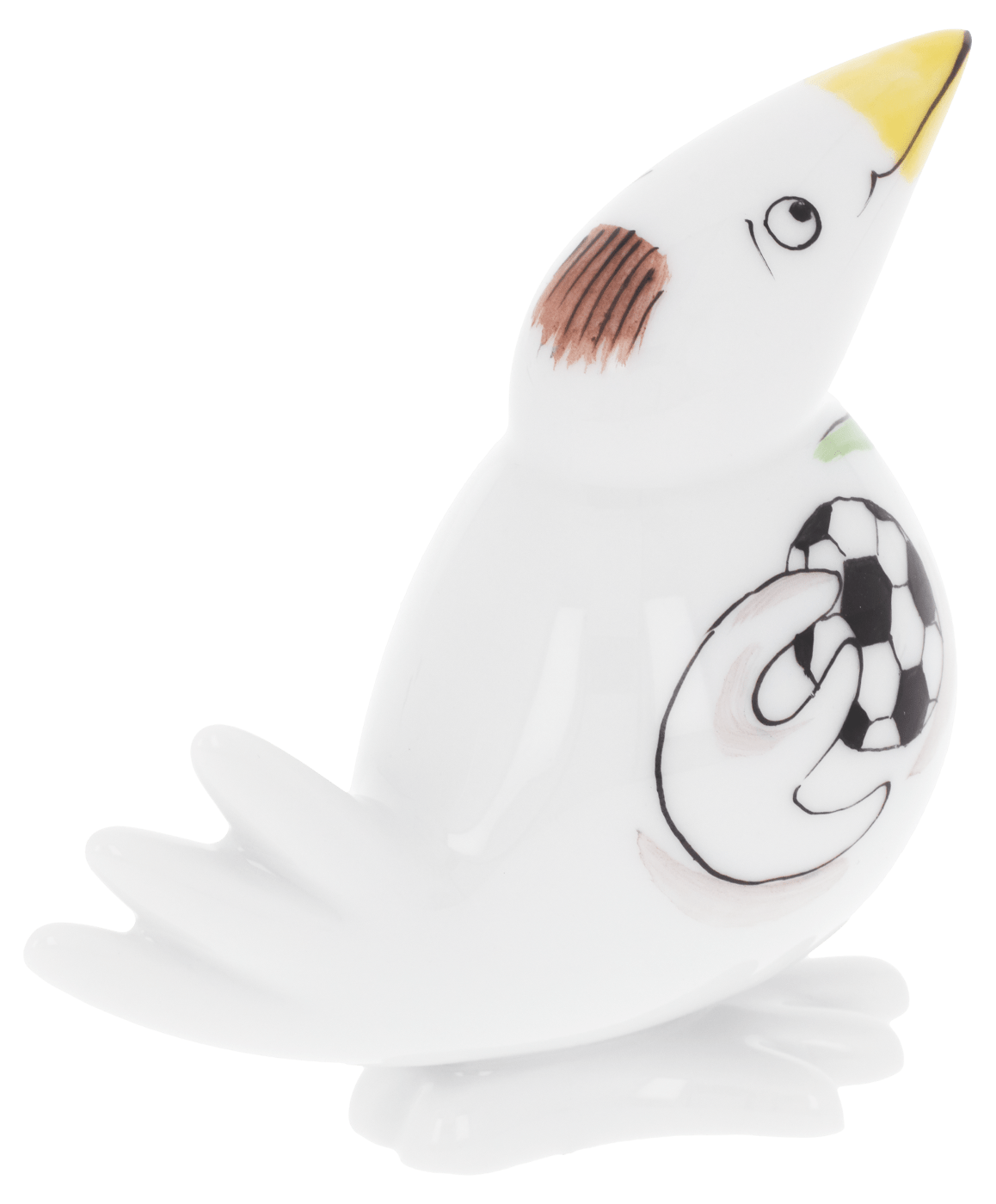 Fußballer, H 6 cm | Meissen Figuren - Edition Spassvogel 71A218 - 77410 - Meissen Weimar