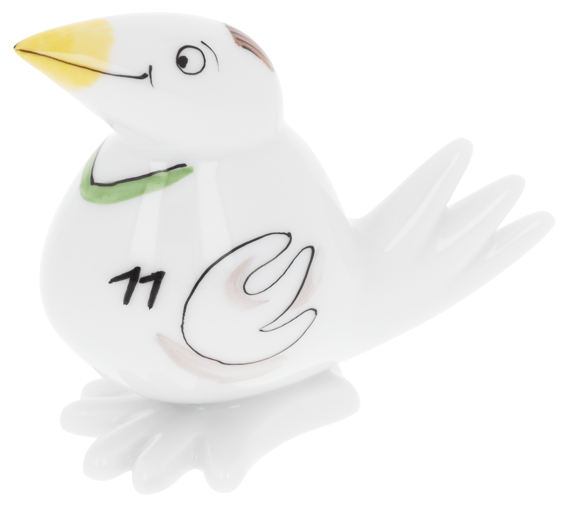 Fußballer, H 6 cm | Meissen Figuren - Edition Spassvogel 71A218 - 77410 - Meissen Weimar