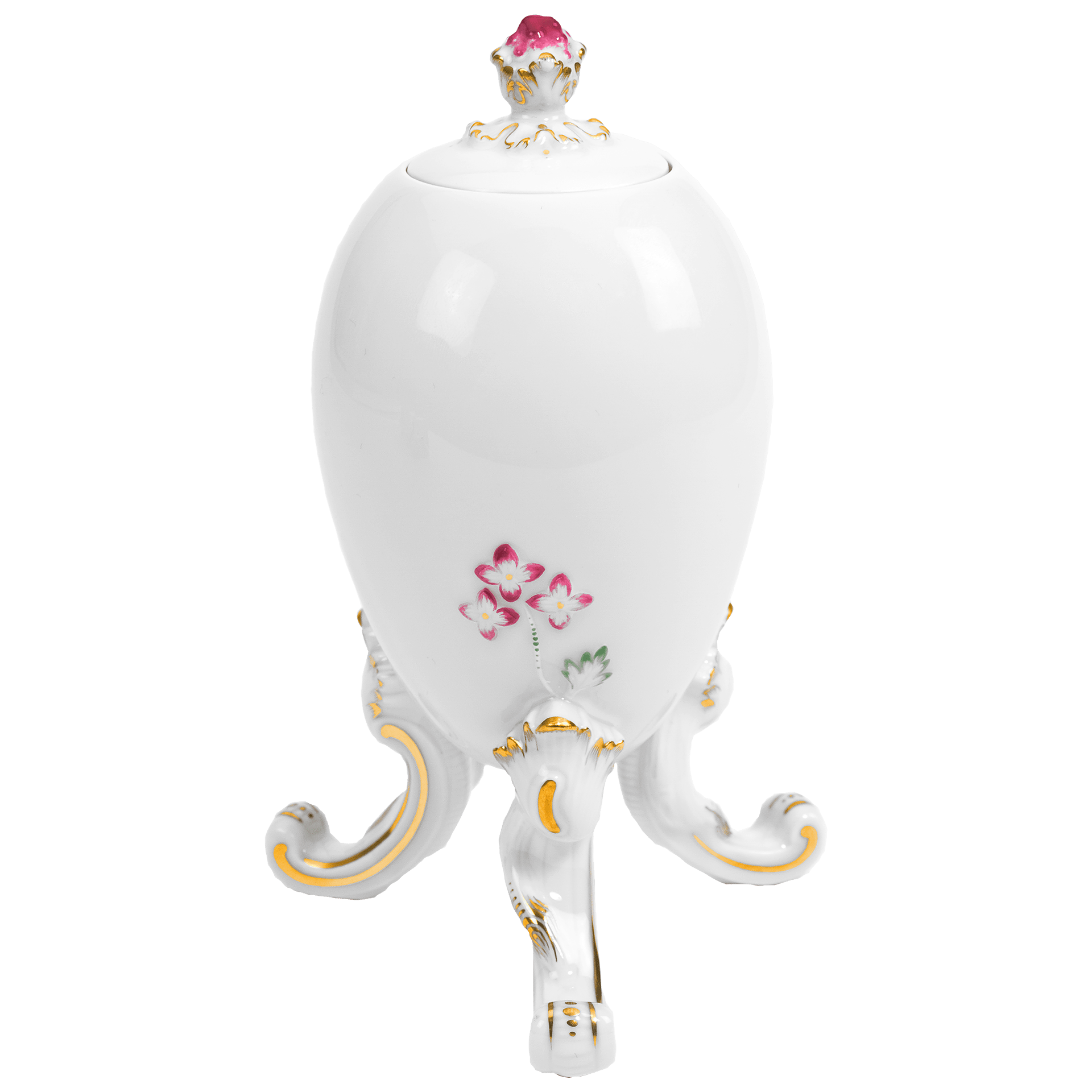 Gefäß Reliefblumen Purpur H 16,5 cm | Meissen Fine Dining 71a038 - 52774 - Meissen Weimar