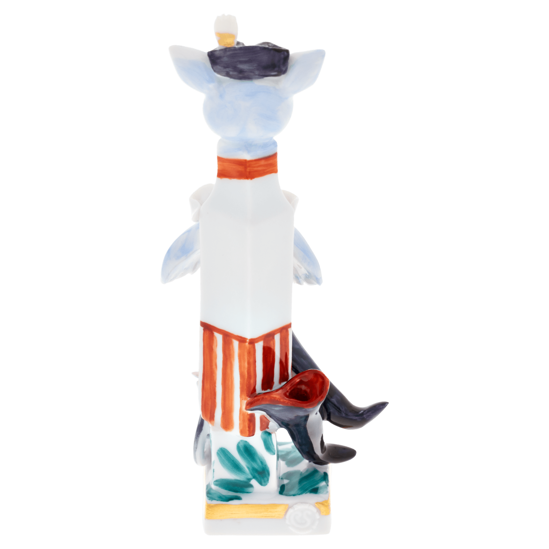Gestiefelter Kater, Bunt und gold staffiert, H 10 cm | Meissen Miniaturfiguren - Edition 900300 - 81992 - Meissen Weimar