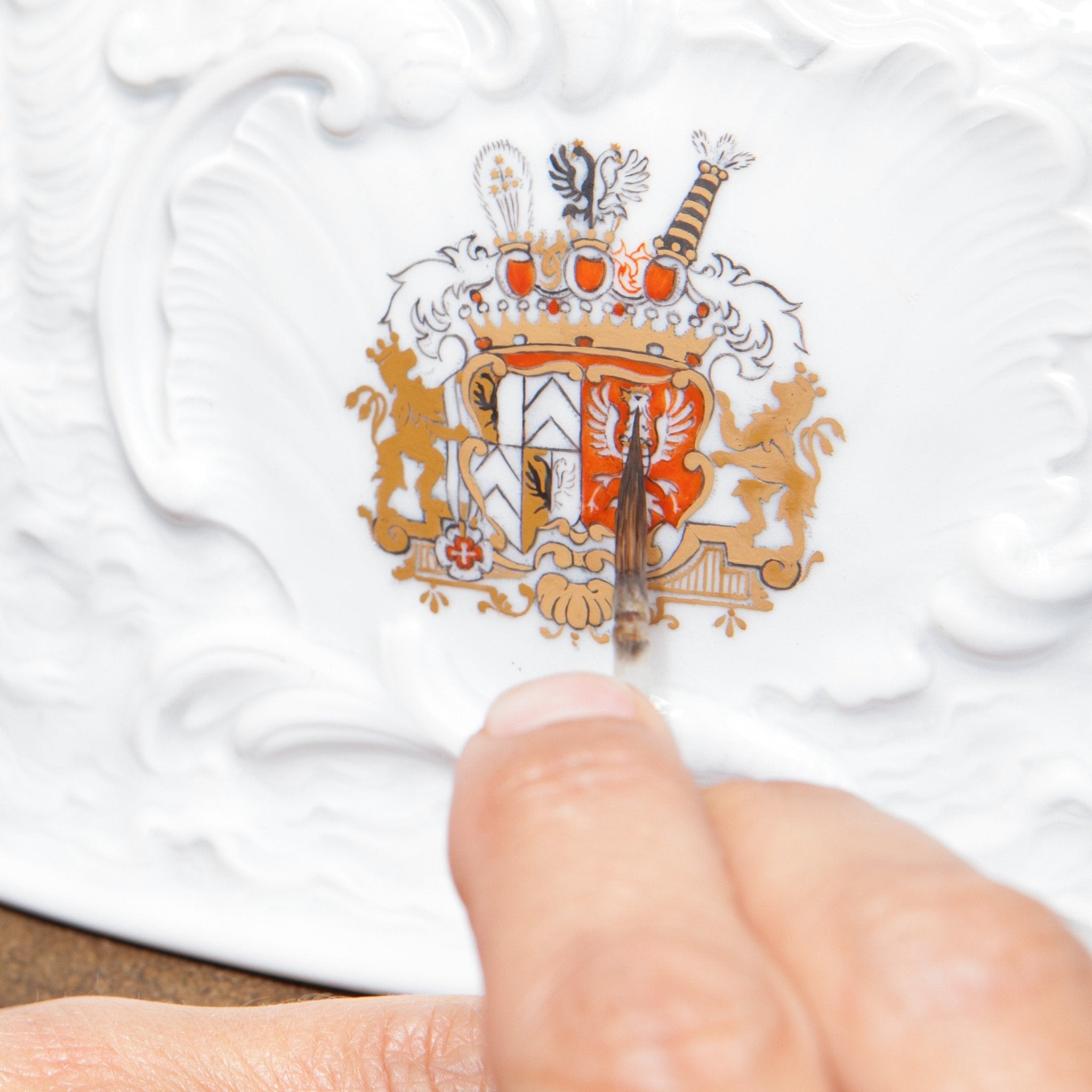 Gläserkühler Brühlsches Wappen, Höhe 22,5 cm | Meissen Limitierte Meisterwerke 905584 - 05190 - Meissen Weimar
