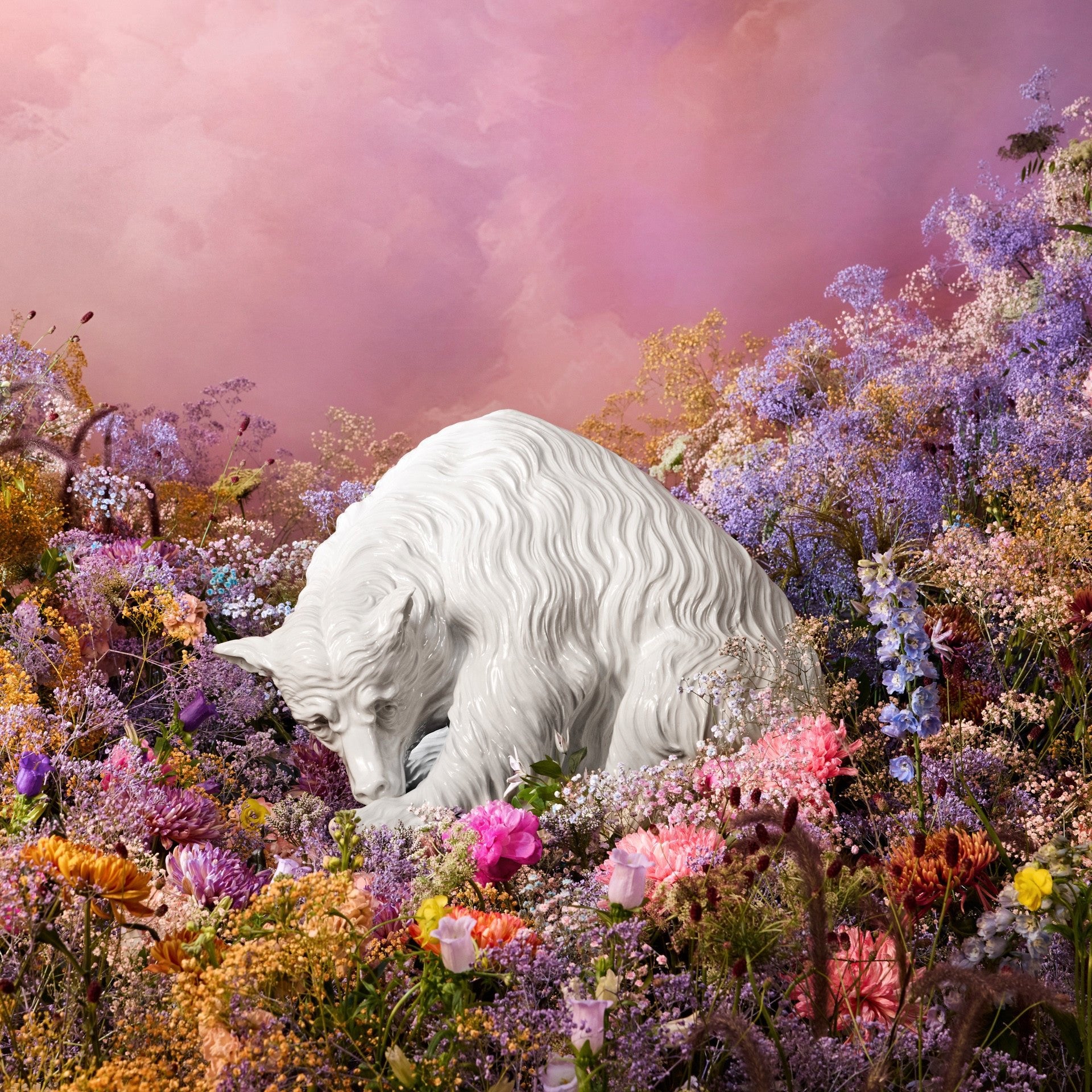 Große Tierfigur Bär, Weiß, H 56 cm | Meissen Exklusiv - Kollektion 000080-76m28 - Meissen Weimar