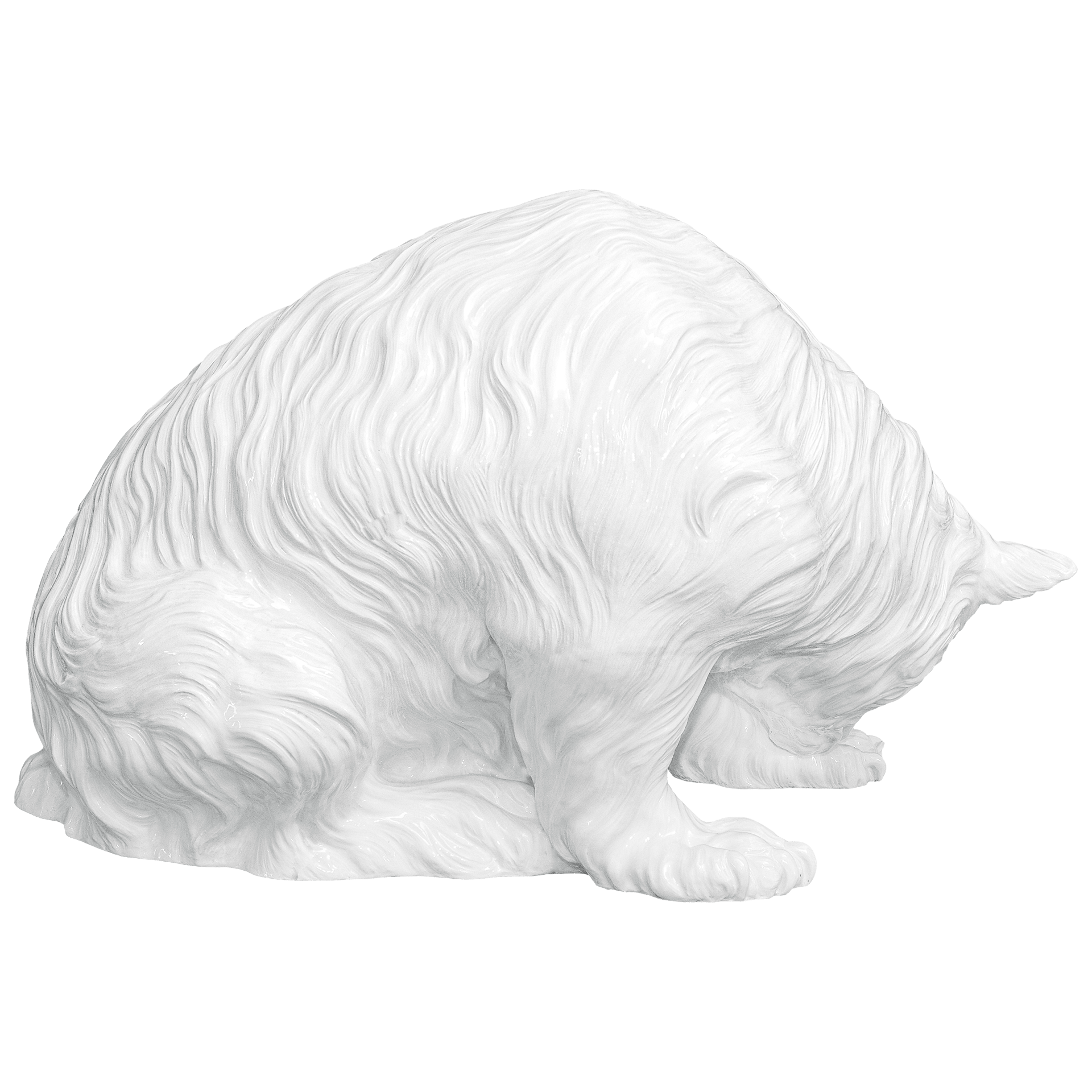 Große Tierfigur Bär, Weiß, H 56 cm | Meissen Exklusiv - Kollektion 000080-76m28 - Meissen Weimar