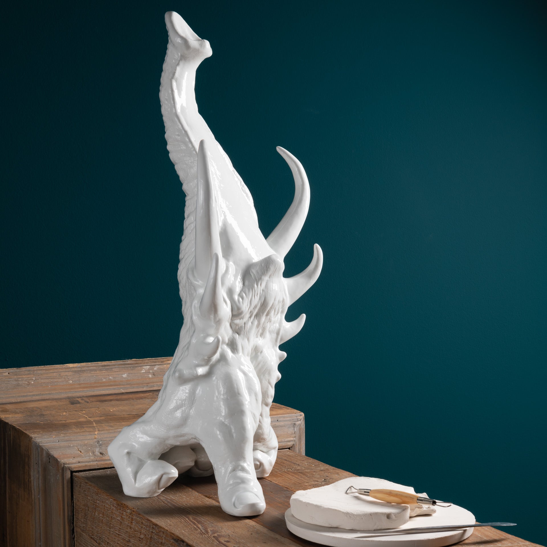 Großfigur Dominanz, Weiß, H 64 cm | Meissen Limitierte Meisterwerke 000084 - 73959 - Meissen Weimar
