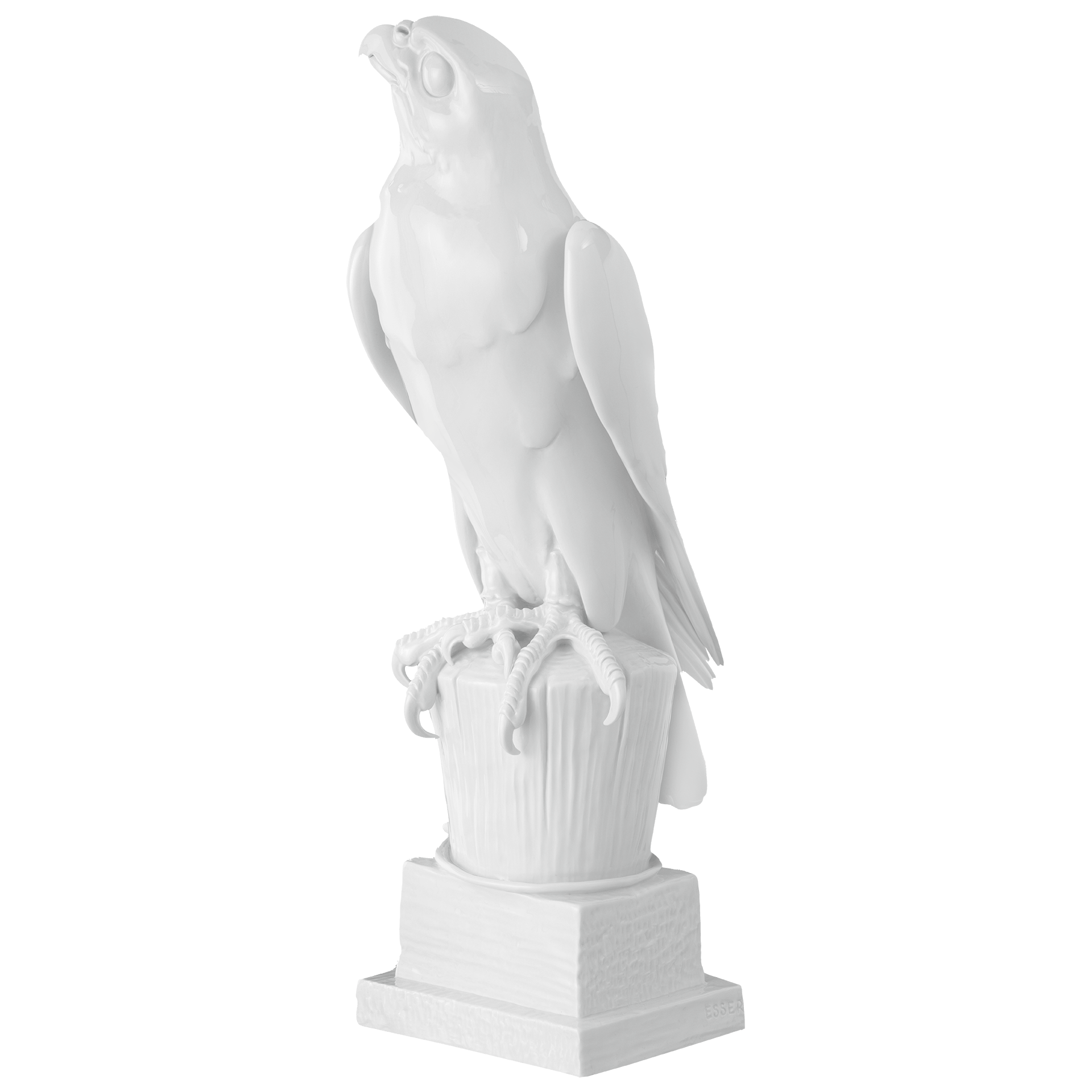 Großfigur Falke Weiß H 65 cm | Meissen Exklusiv - Kollektion 000080 - 76m22 - Meissen Weimar