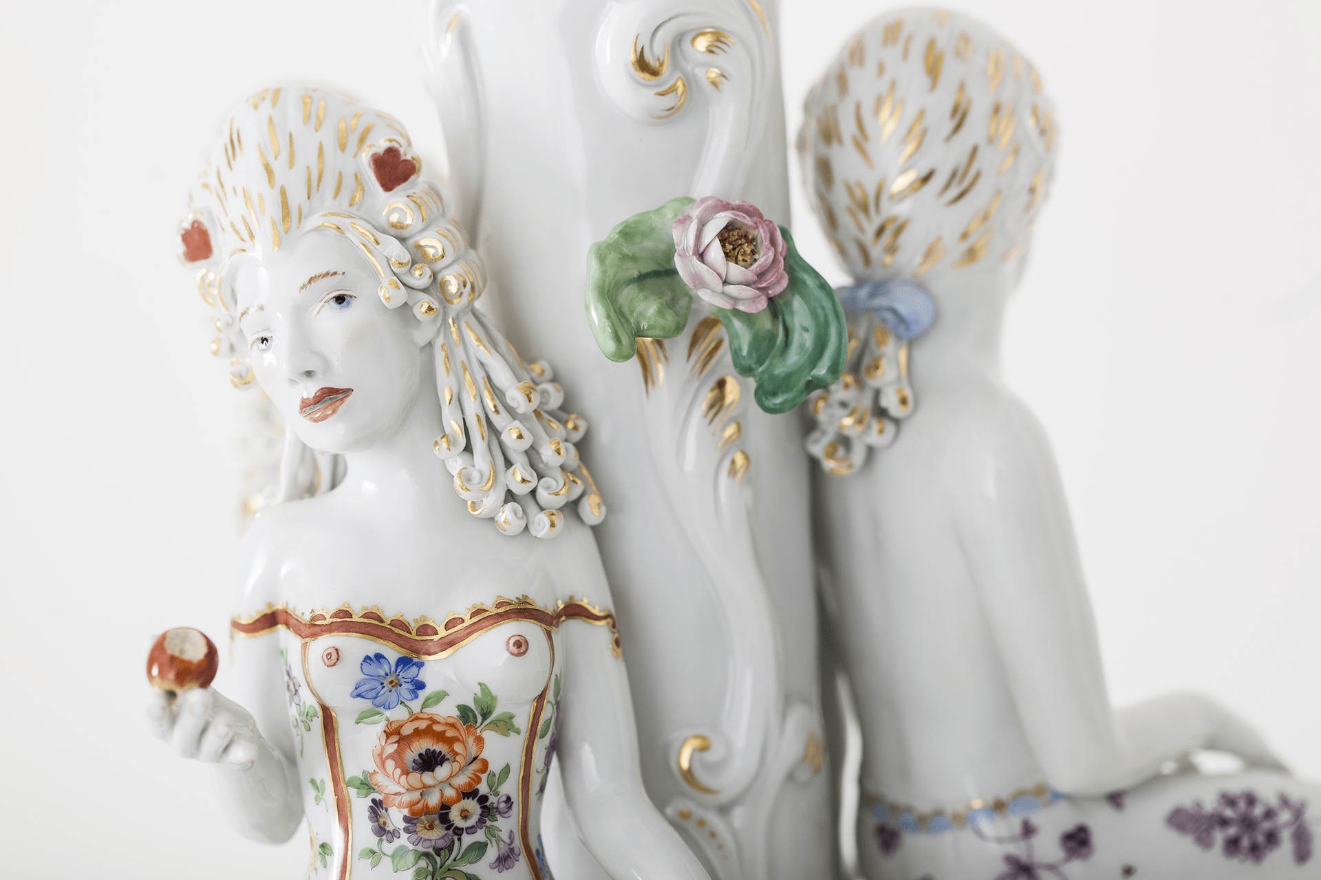 Großfigur Porzellan H 100 cm | Meissen Figuren Individuell 65c028 - 80m12 - Meissen Weimar
