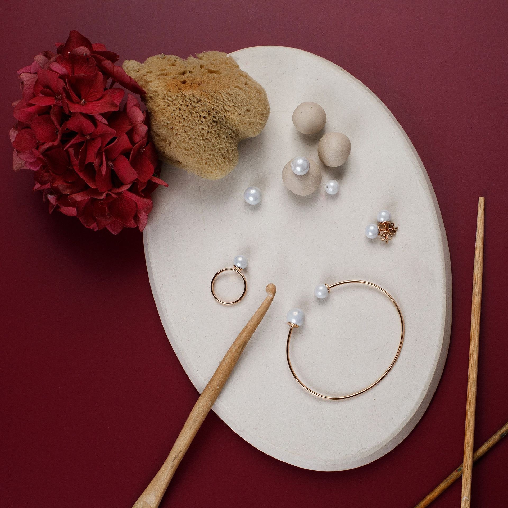 Halsreif Pearl Collection Pure White, Ø 13 cm | Meissen Pearl Collection mpj20pcw16c42 - Meissen Weimar