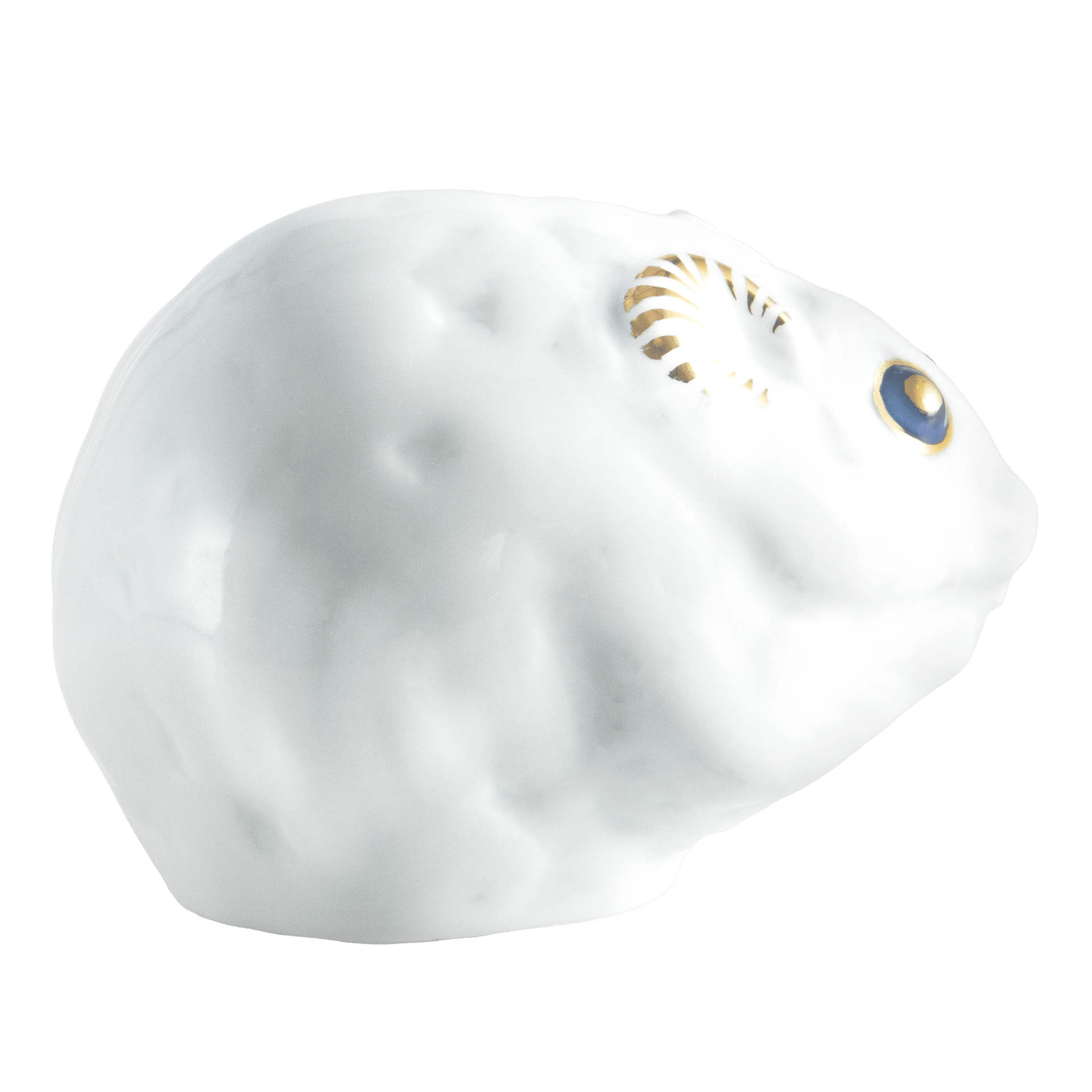 Hamster, Bunt und gold staffiert, 6,5 cm | Meissen Einzelplastik 900300 - 78910 - Meissen Weimar